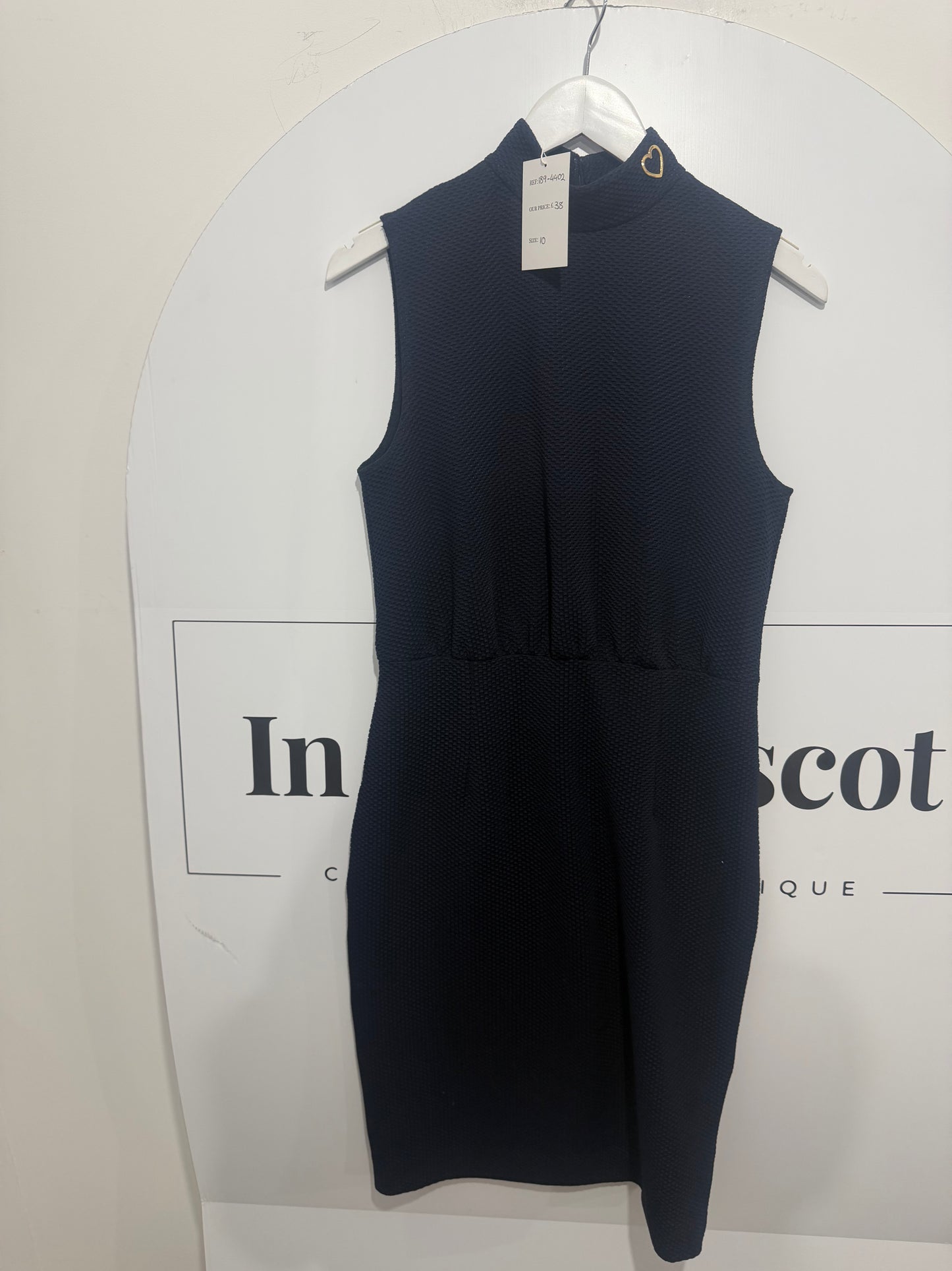 Navy Love Moschino Dress, Size 10
