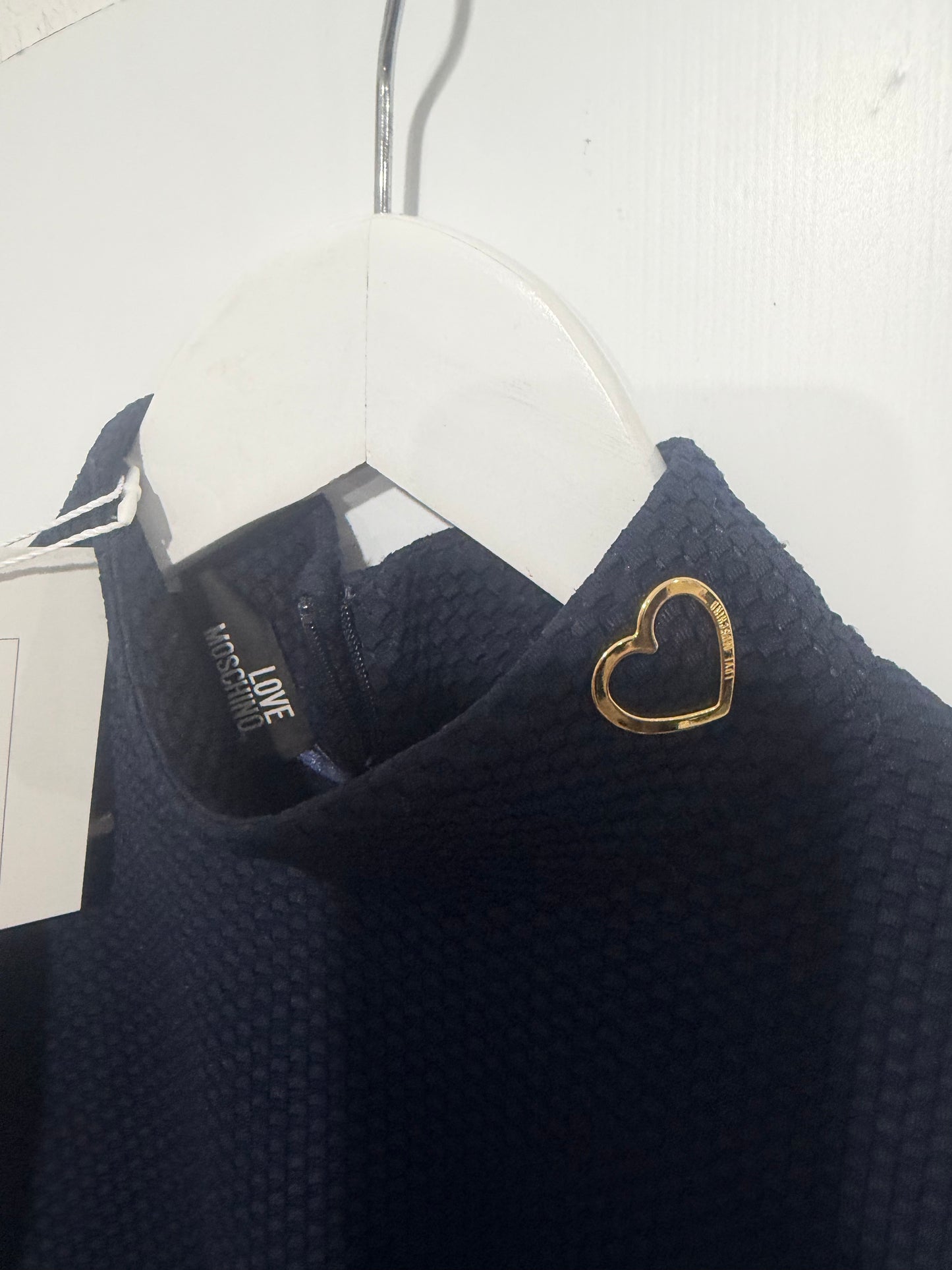 Navy Love Moschino Dress, Size 10