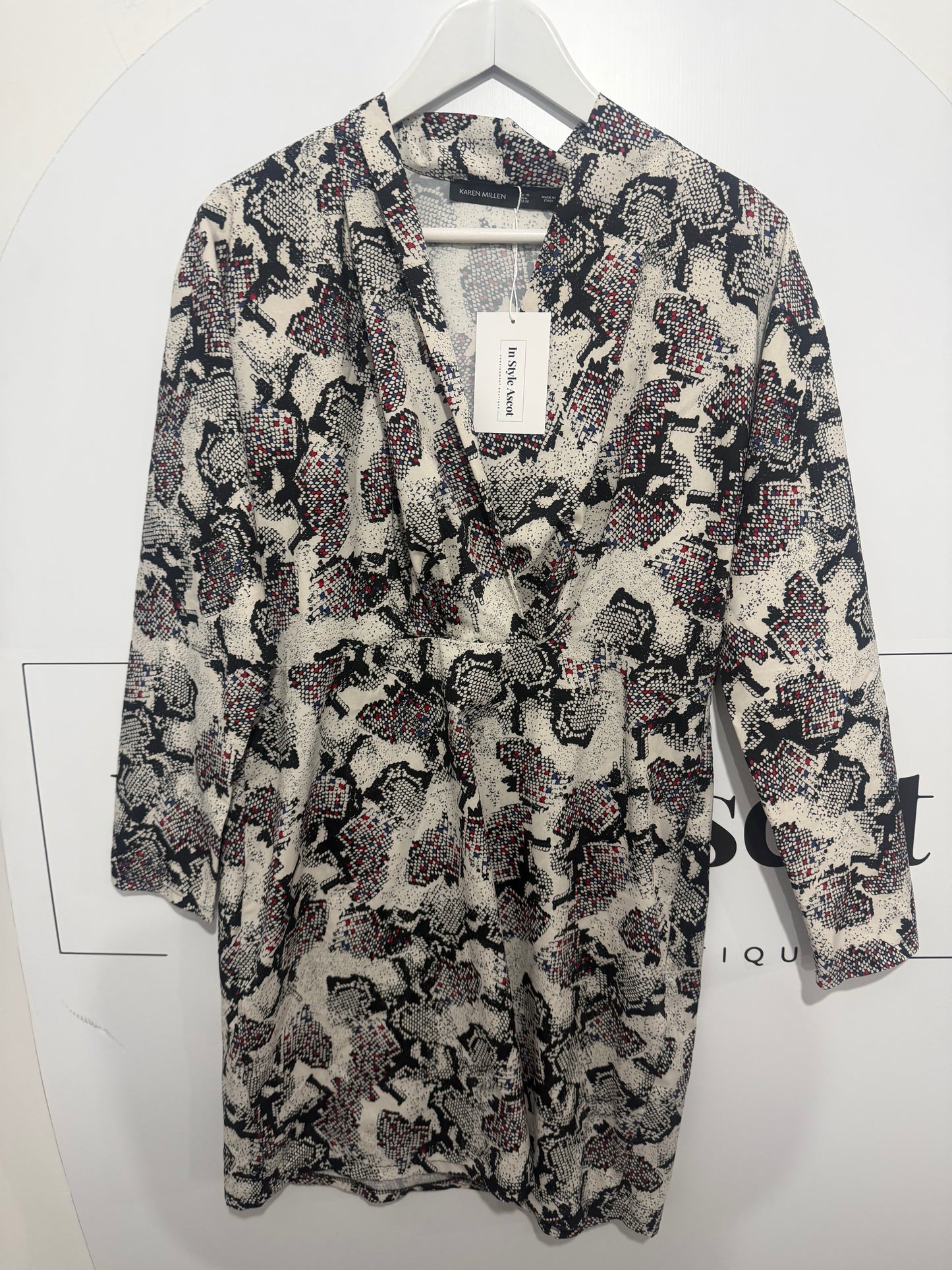 Snake Karen Millen Dress, Size 10