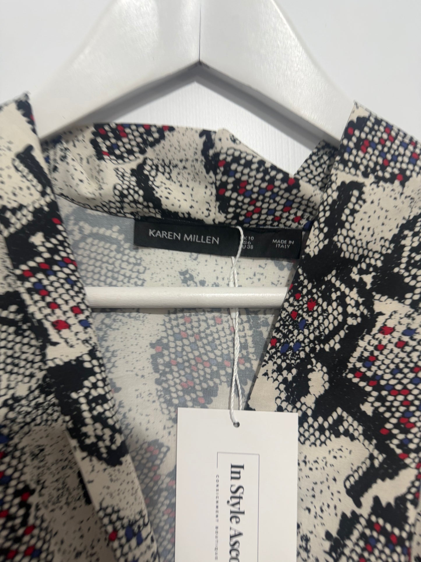 Snake Karen Millen Dress, Size 10