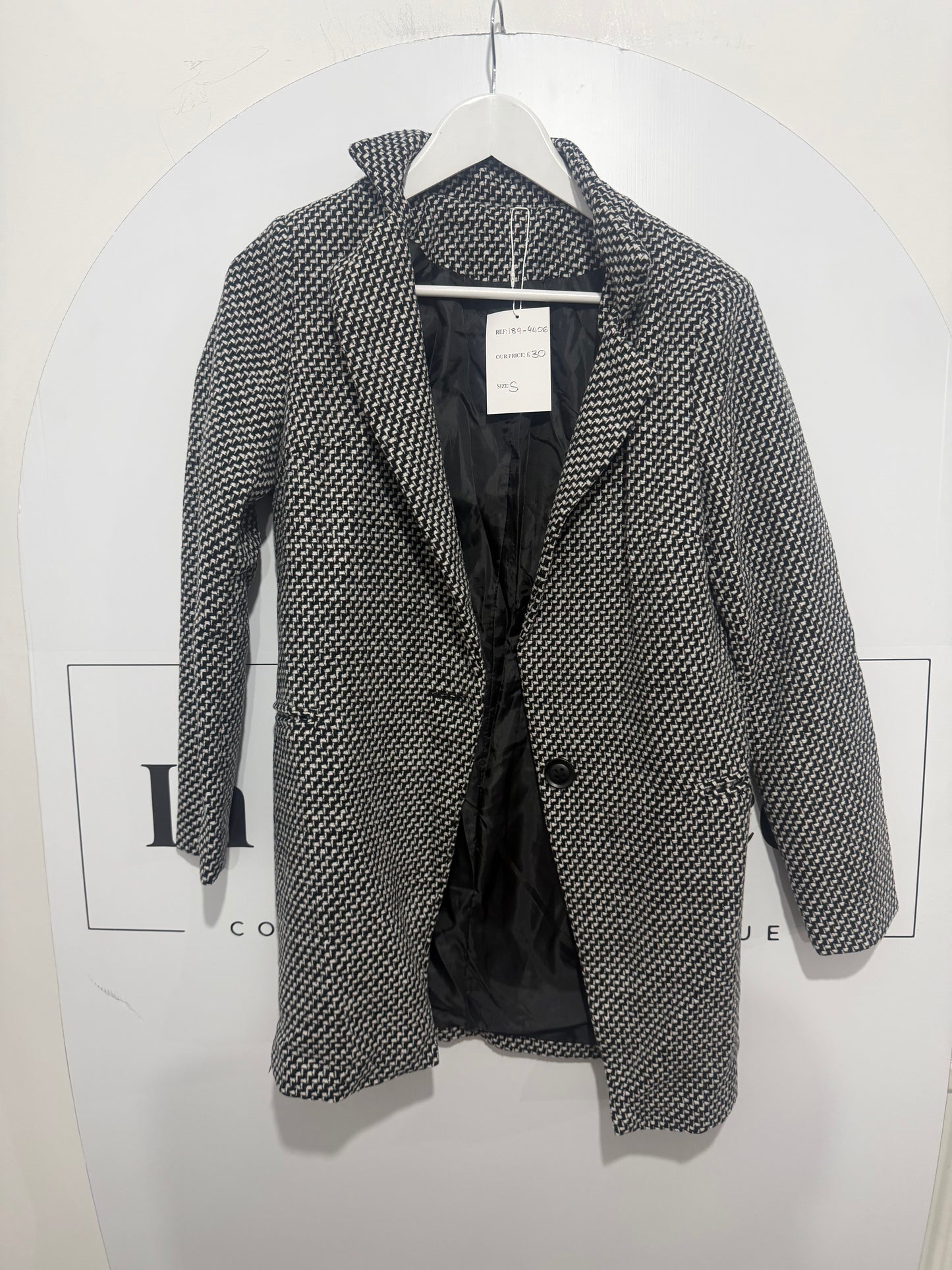 Houndstooth Blazer, Size S