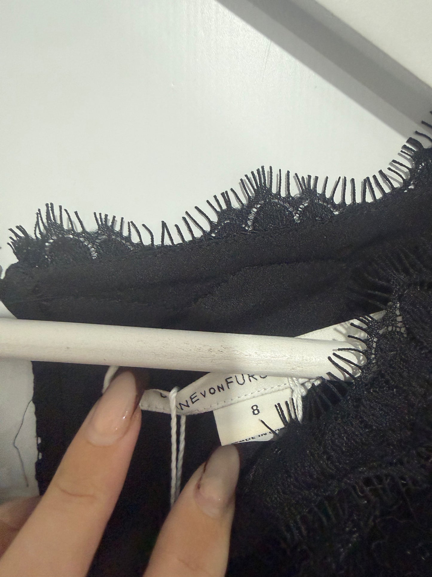 Black DVF Jumpsuit, UK 12