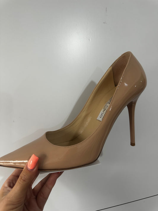 Nude Jimmy Choo Heels, Size 39 - UK 6