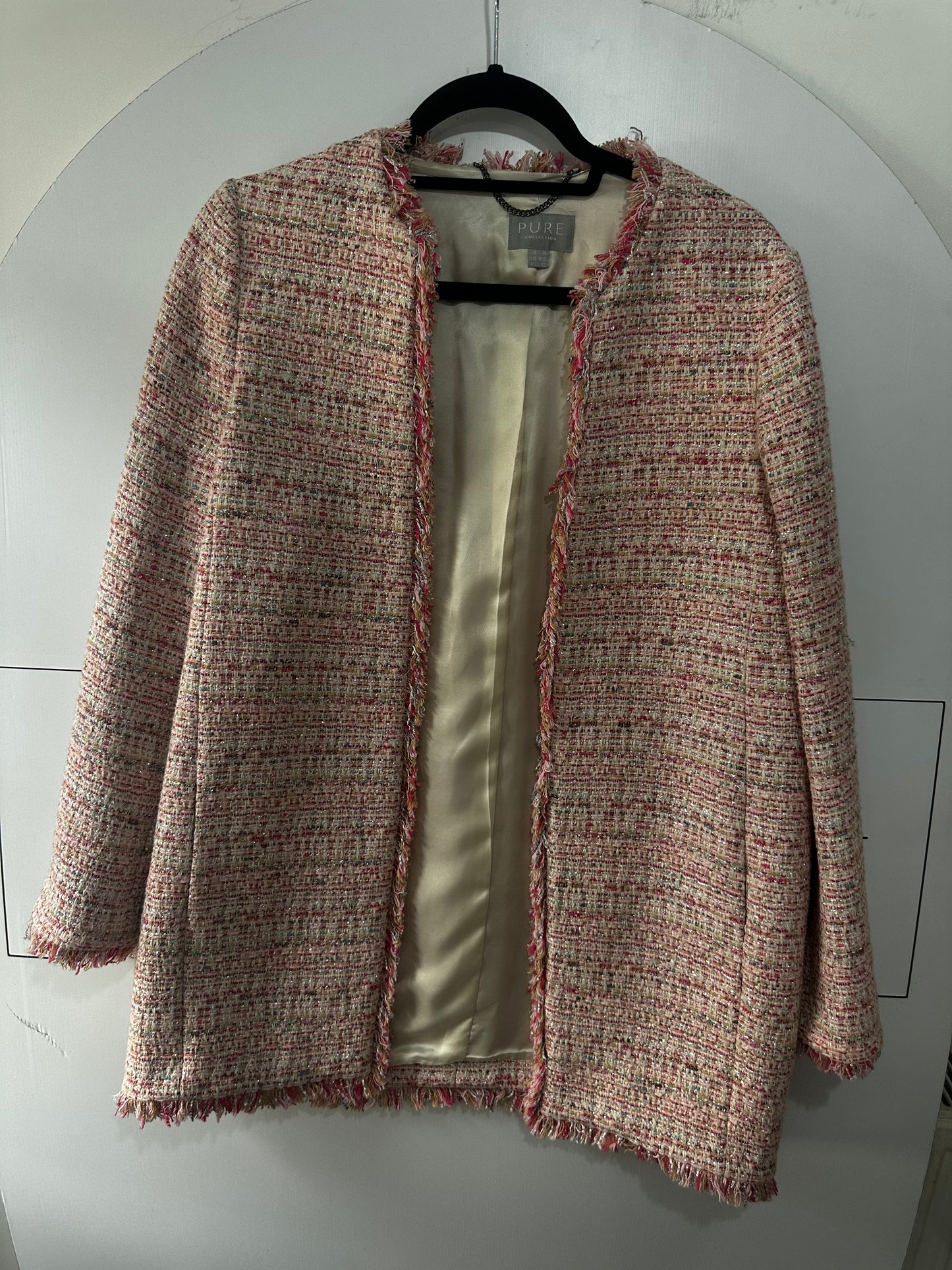 Pink Pure Blazer Jacket, Fits a M