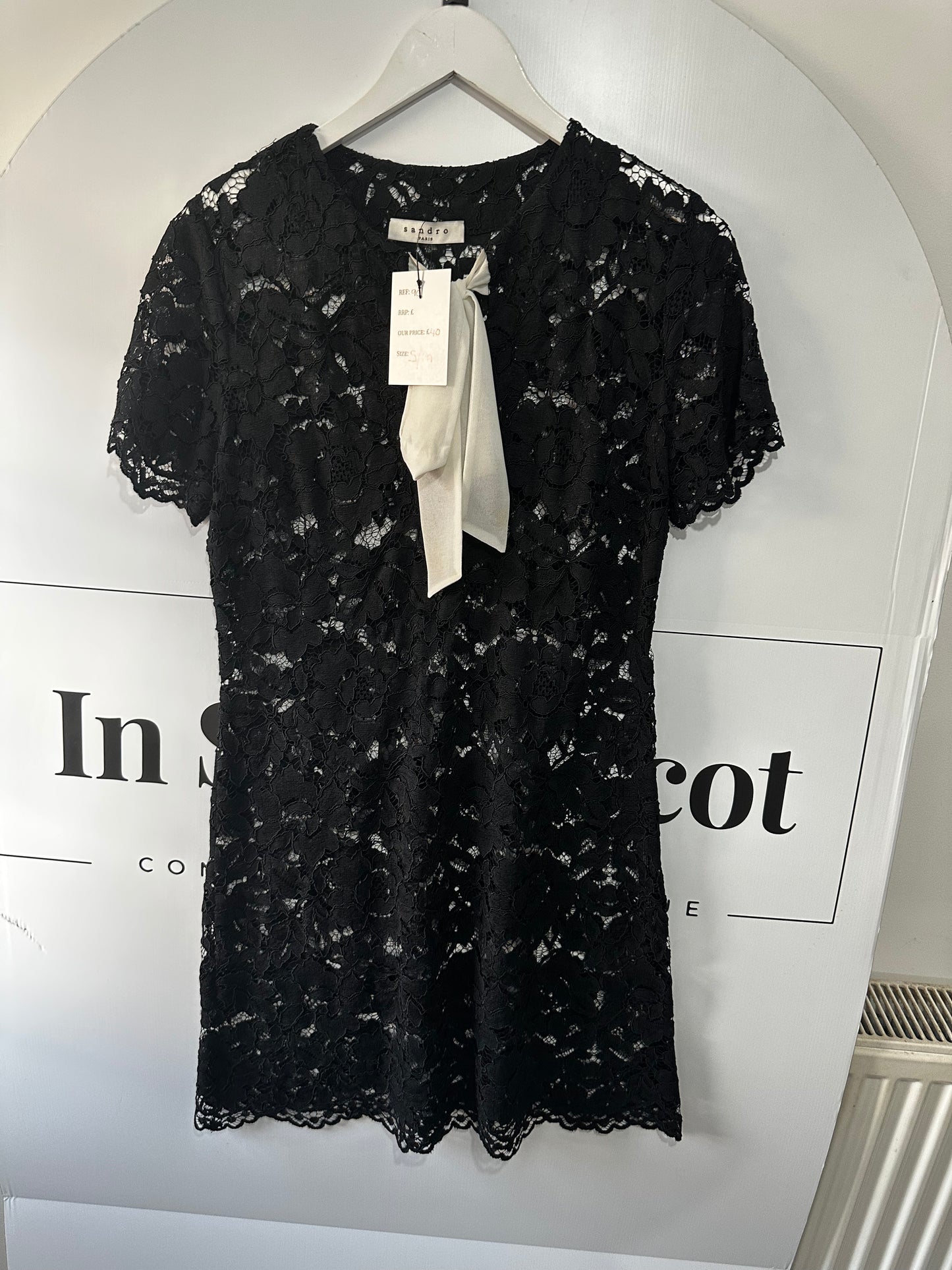 Sandro Black Dress, S/M