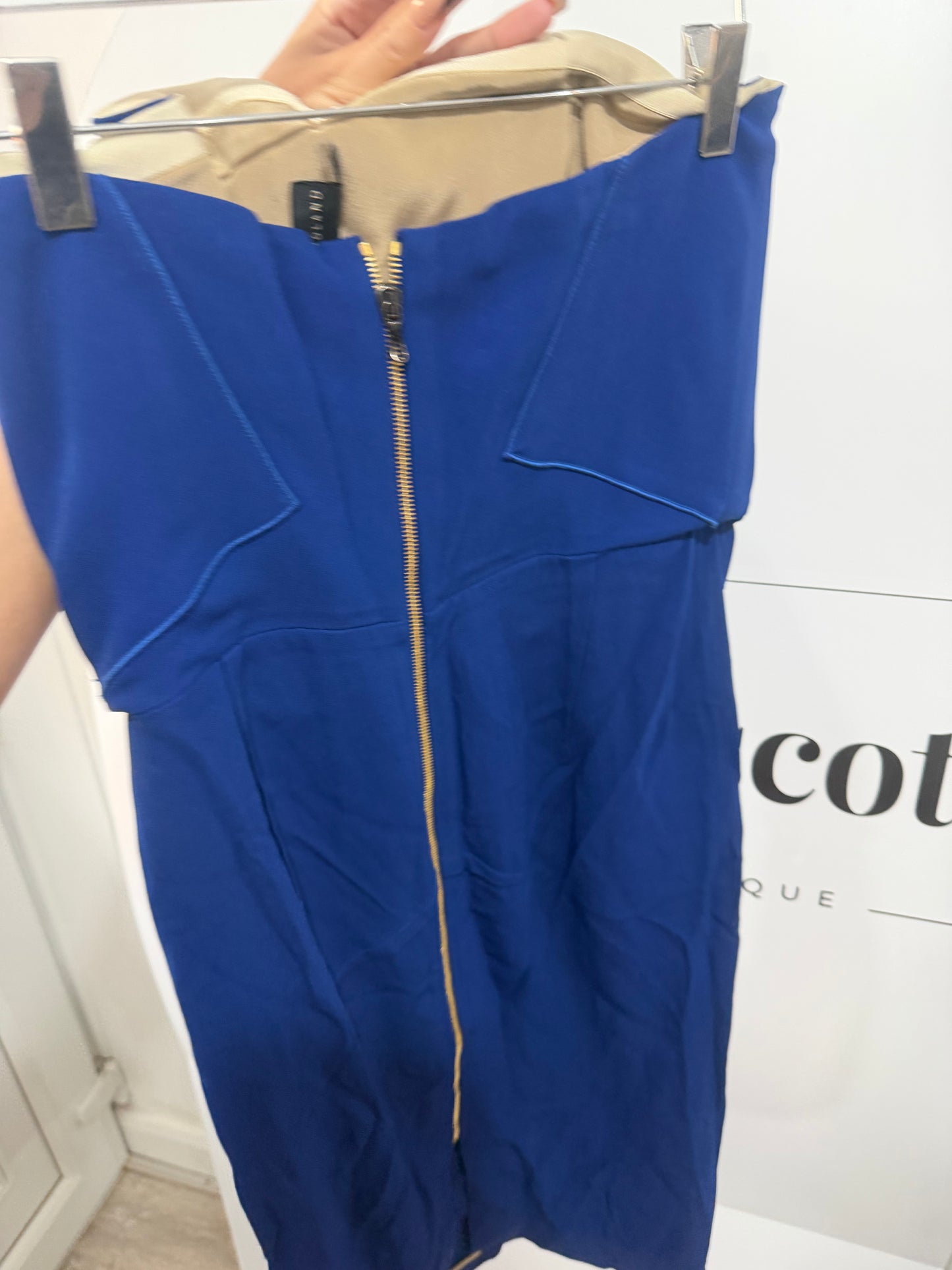 Blue Roland Mouret Dress, Size 10