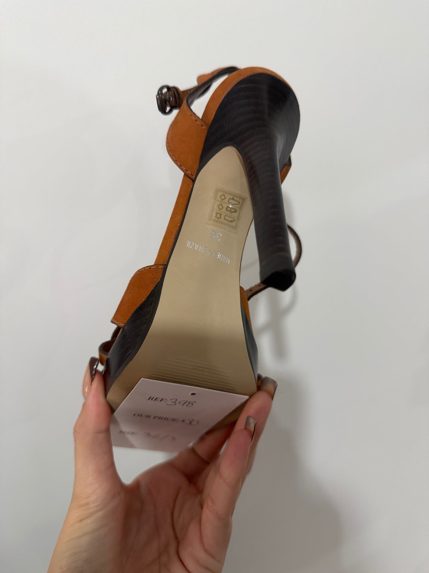 French Connection Brown Heels - 3