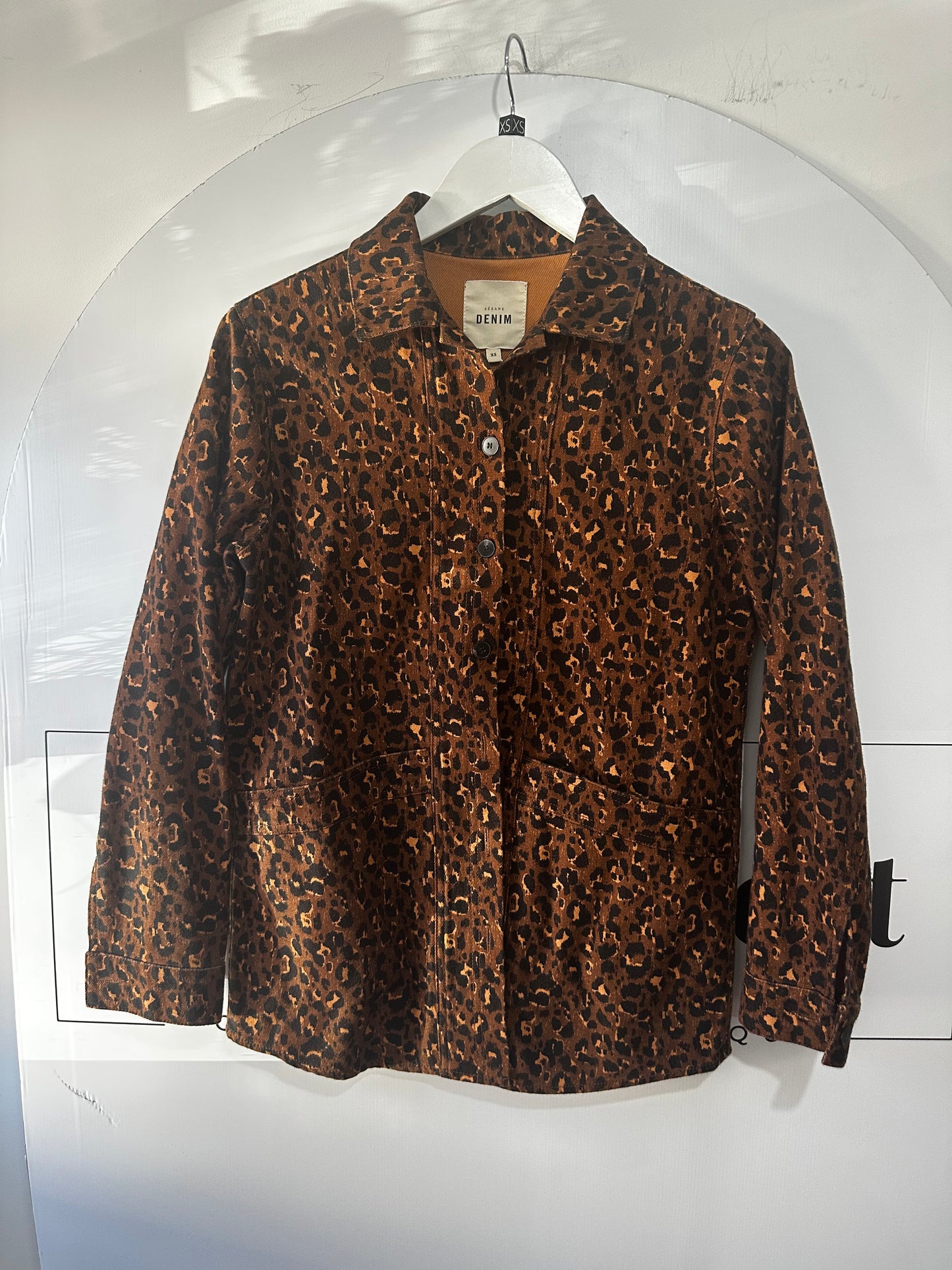 Leopard Sezane Jacket, XS