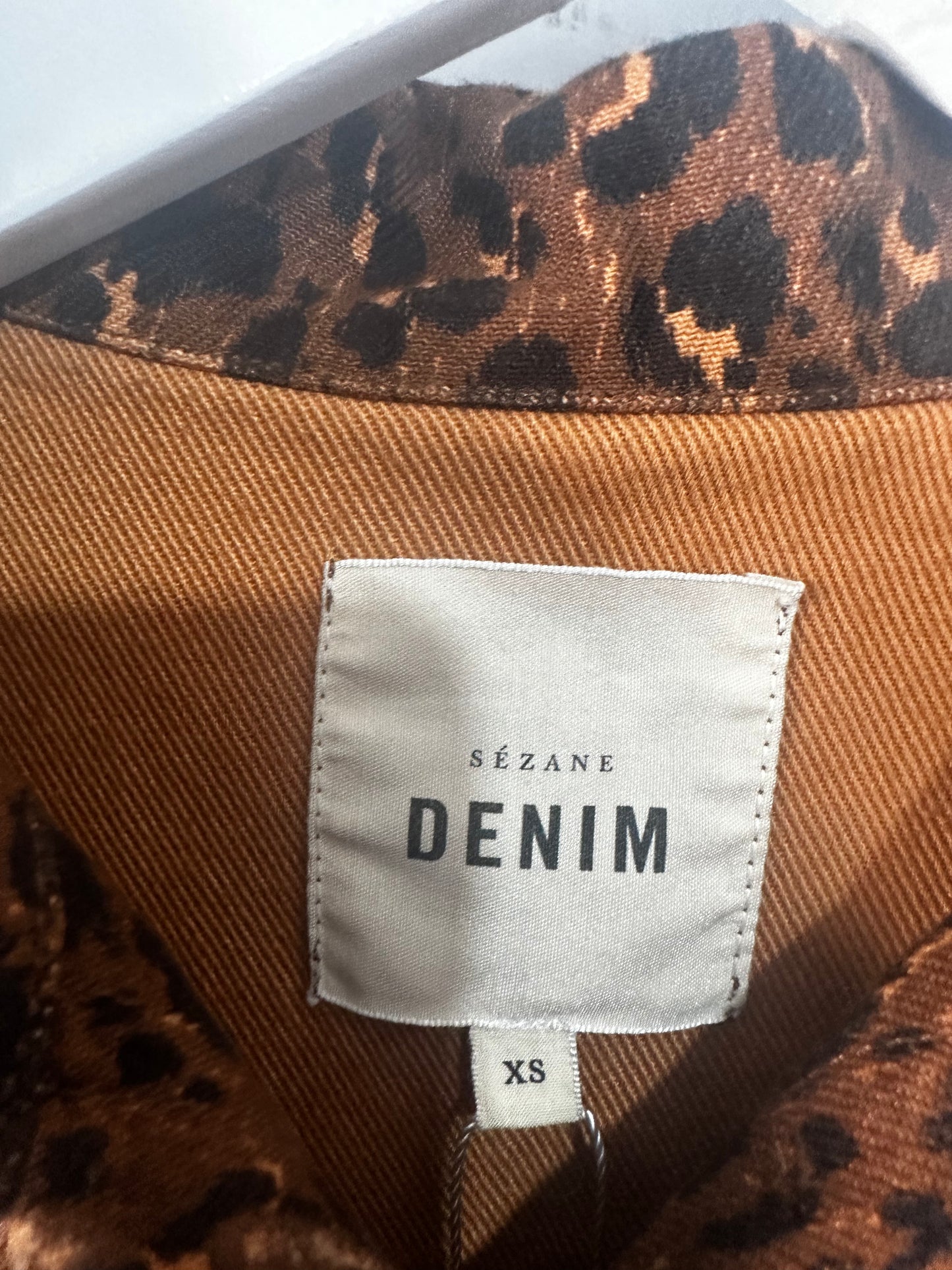 Leopard Sezane Jacket, XS