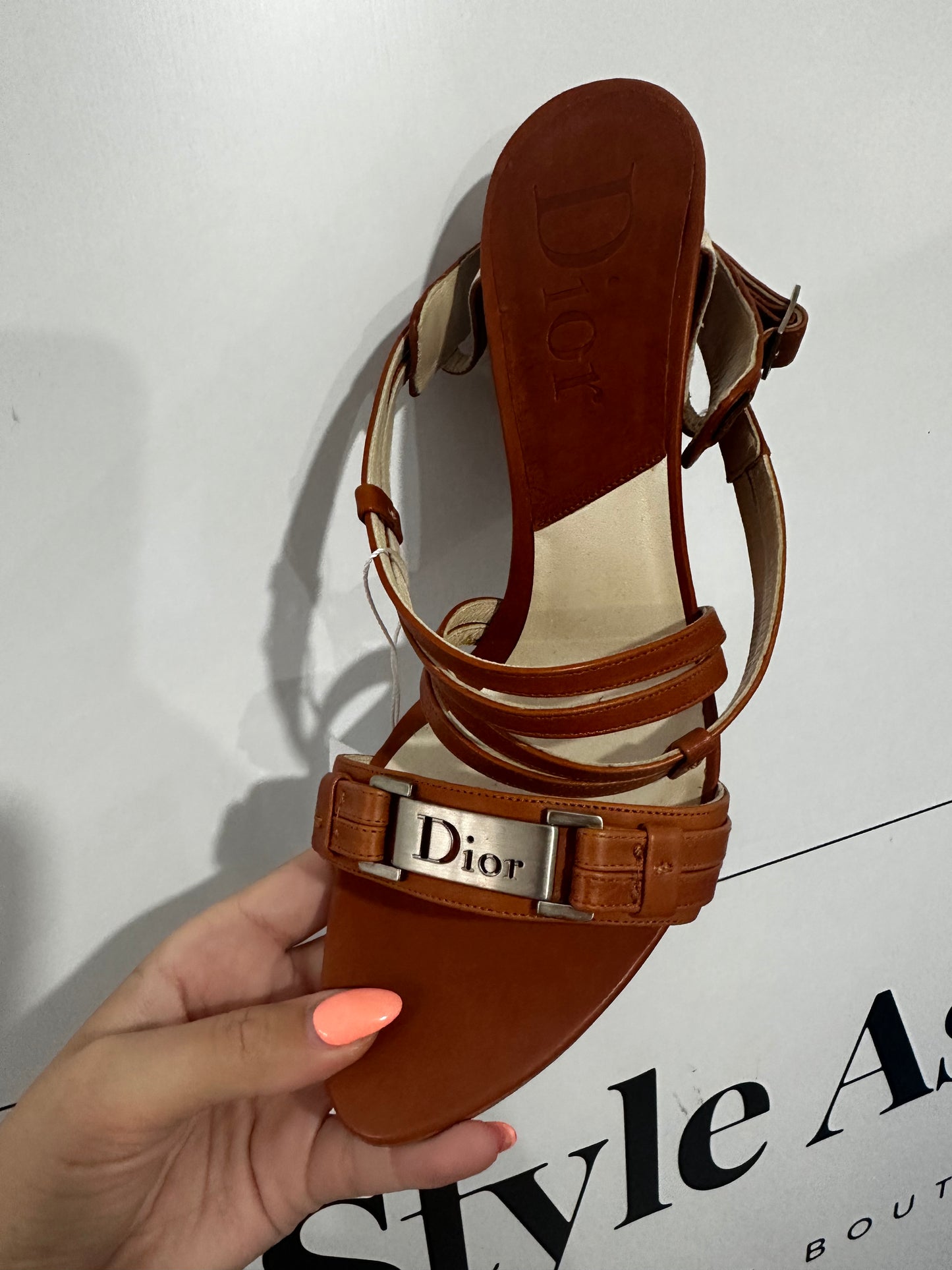 Brown Dior Heels, 40.5