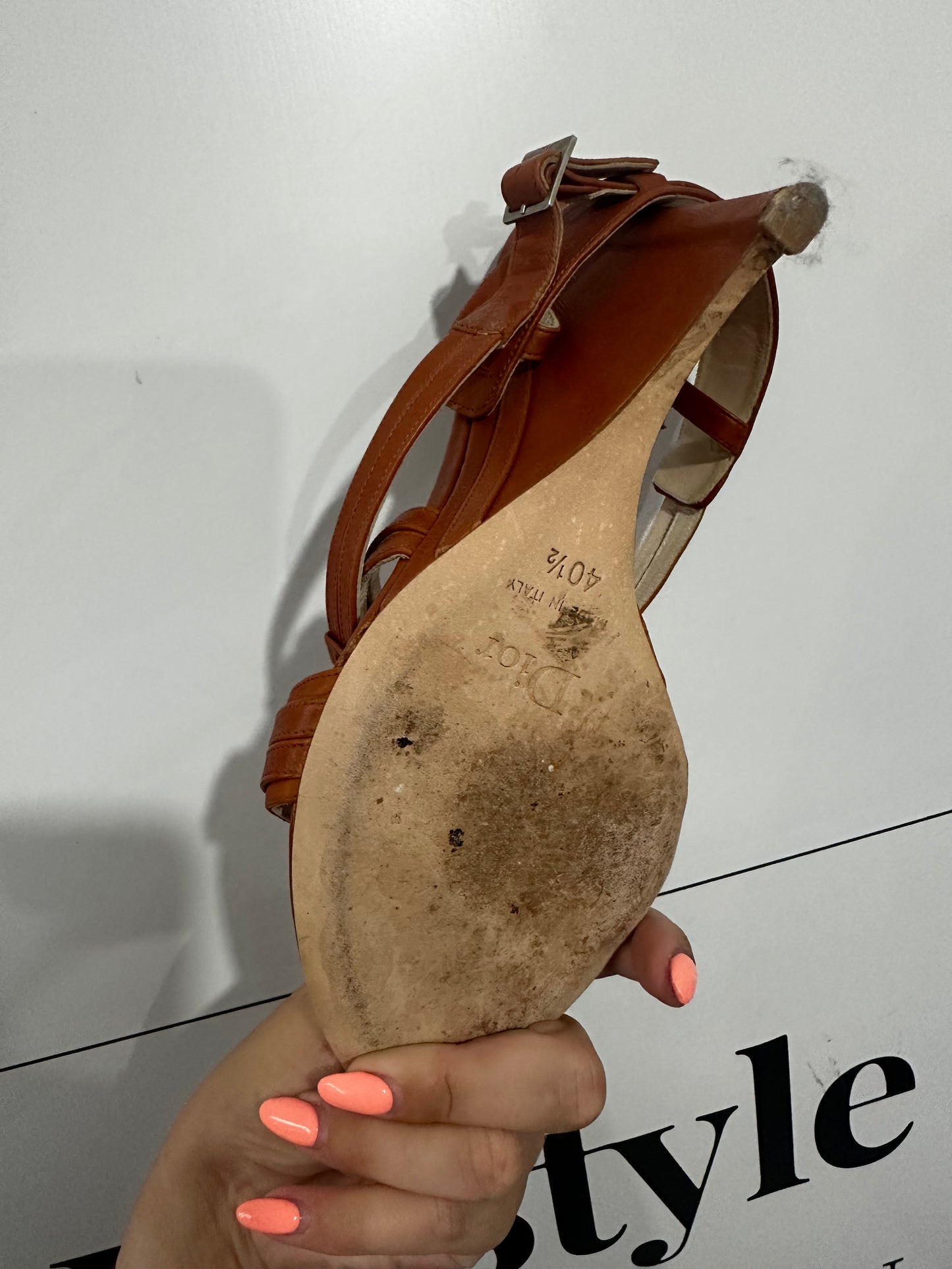 Brown Dior Heels, 40.5