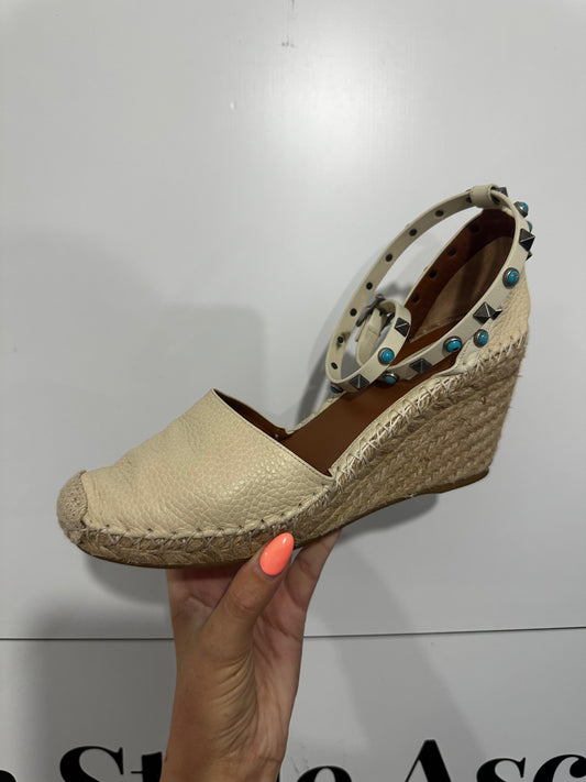 Beige Valentino Wedges, 5