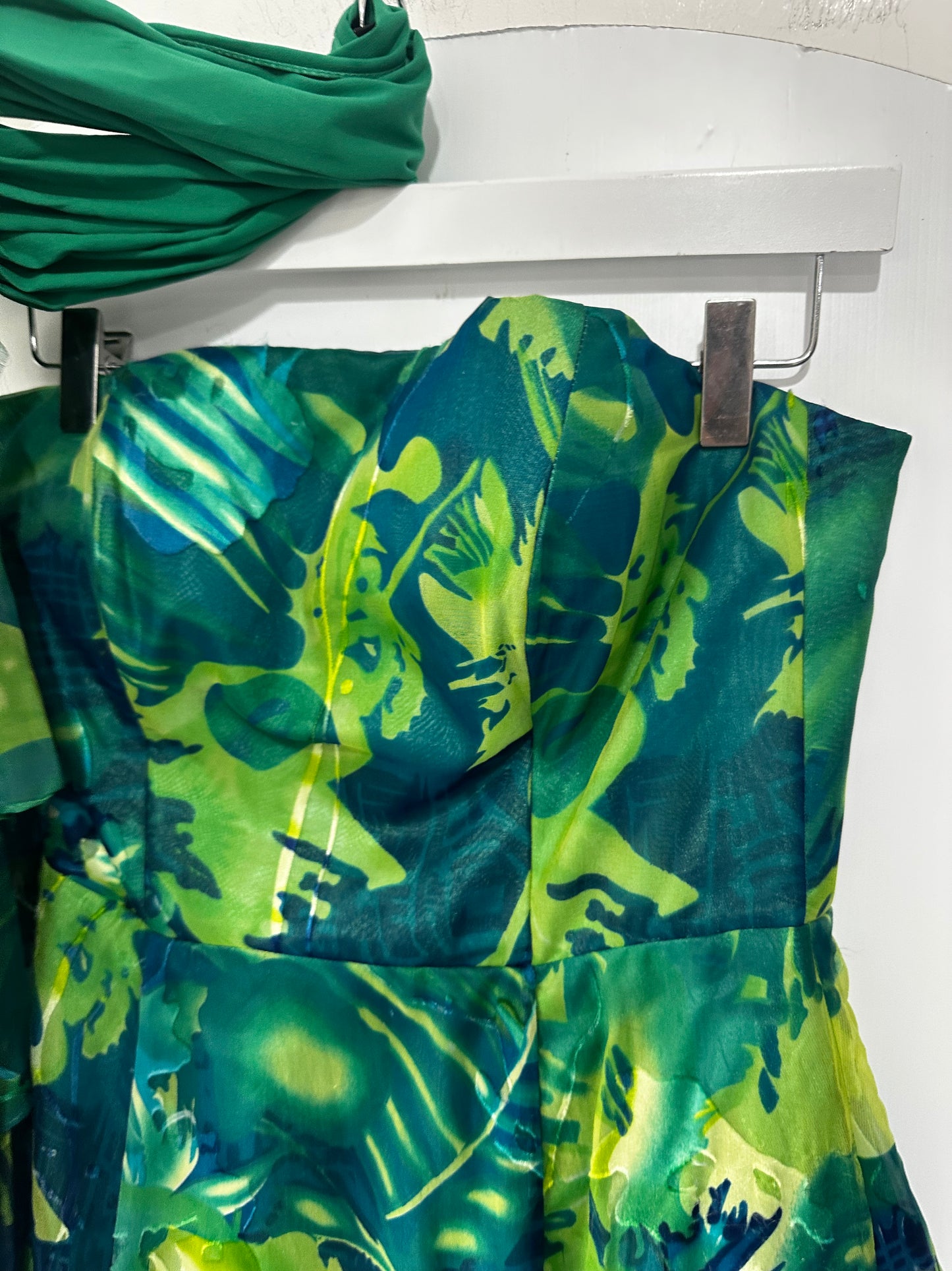 Green Sousourada Dress, Size M