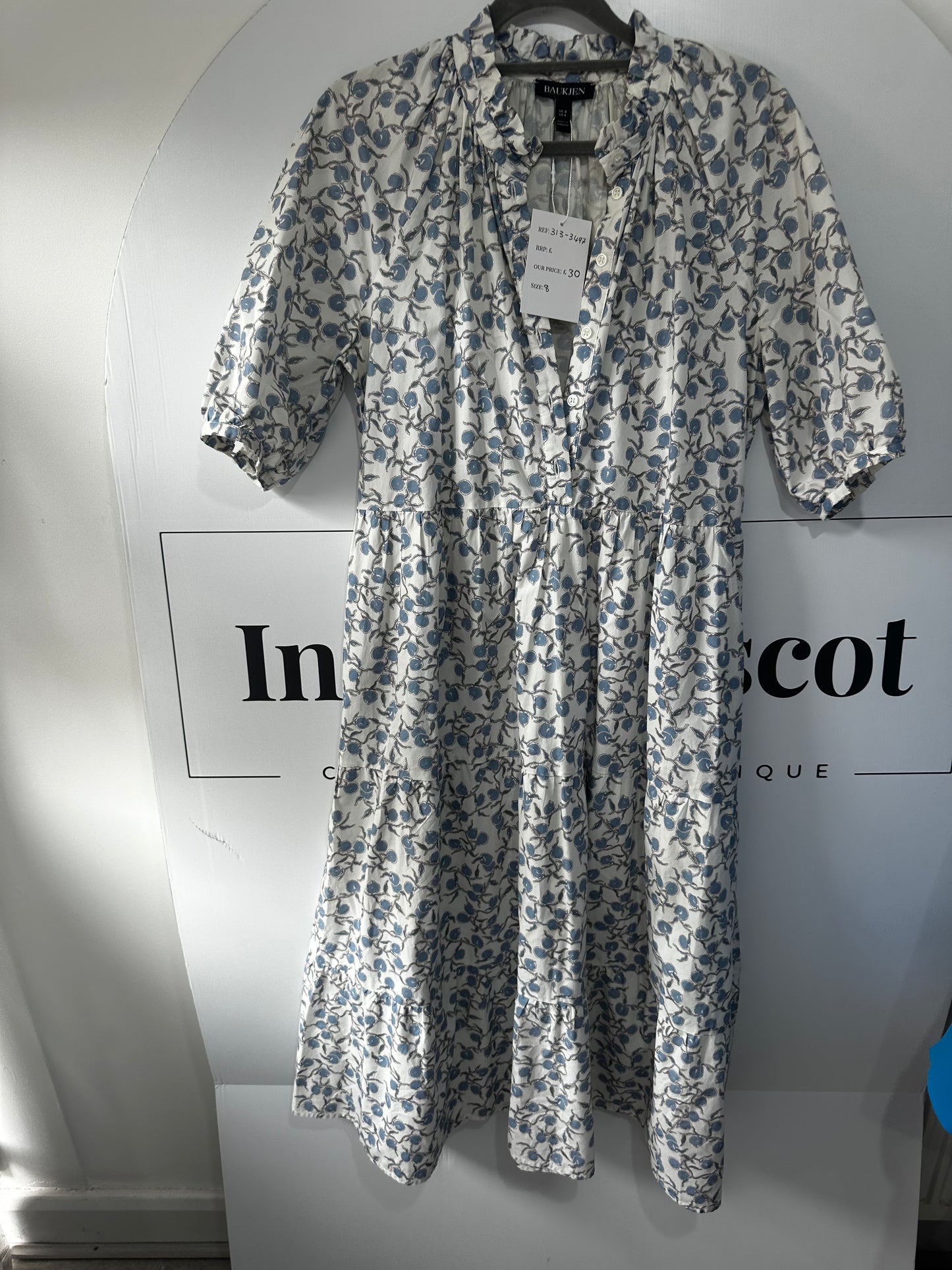 Pattern Baukjen Dress, Size 8
