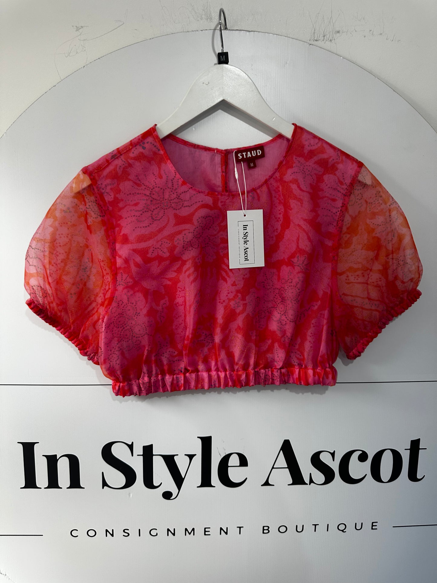 Pink/orange Staud Top, Medium