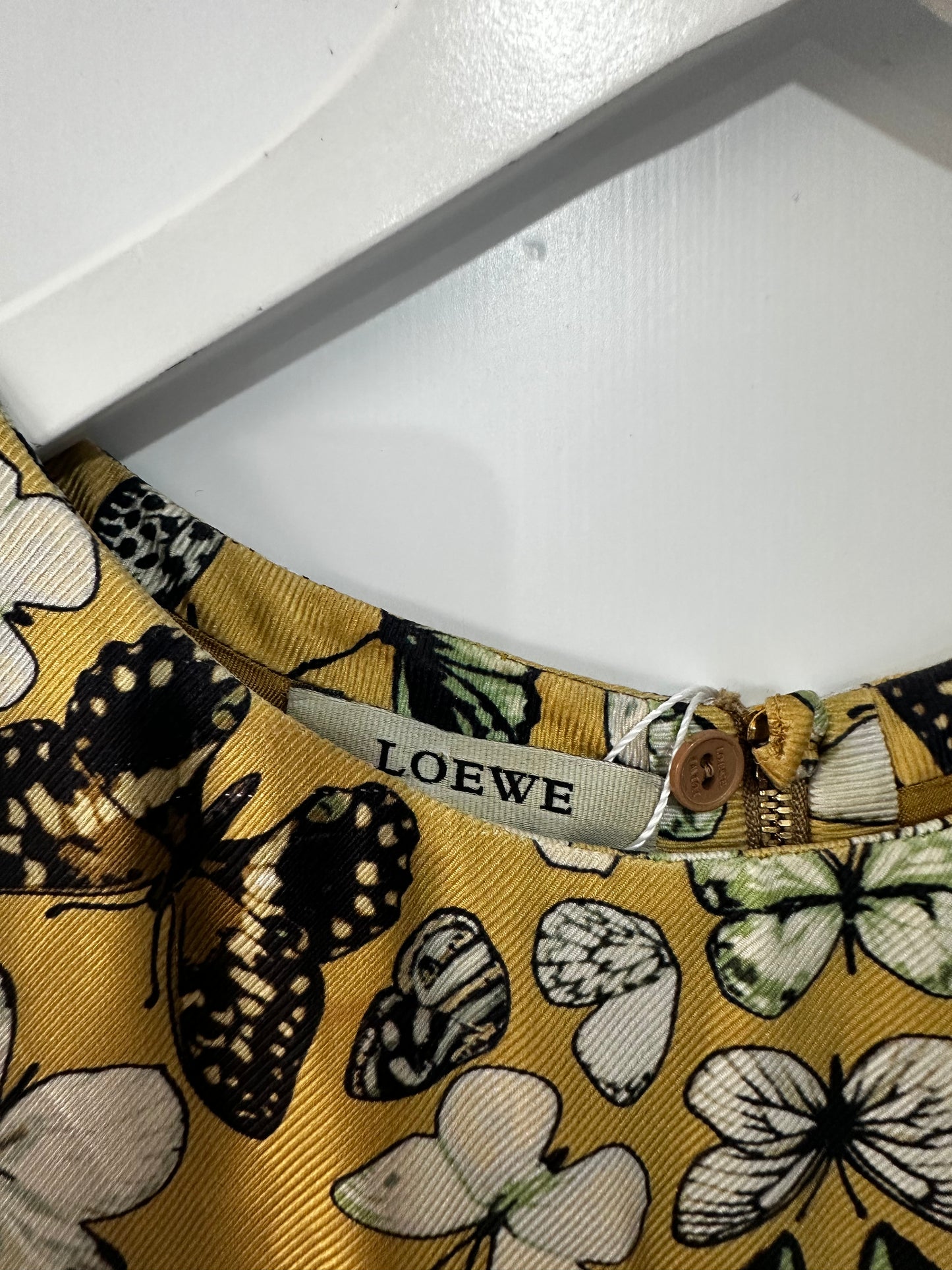 Yellow Loewe Dress, Medium