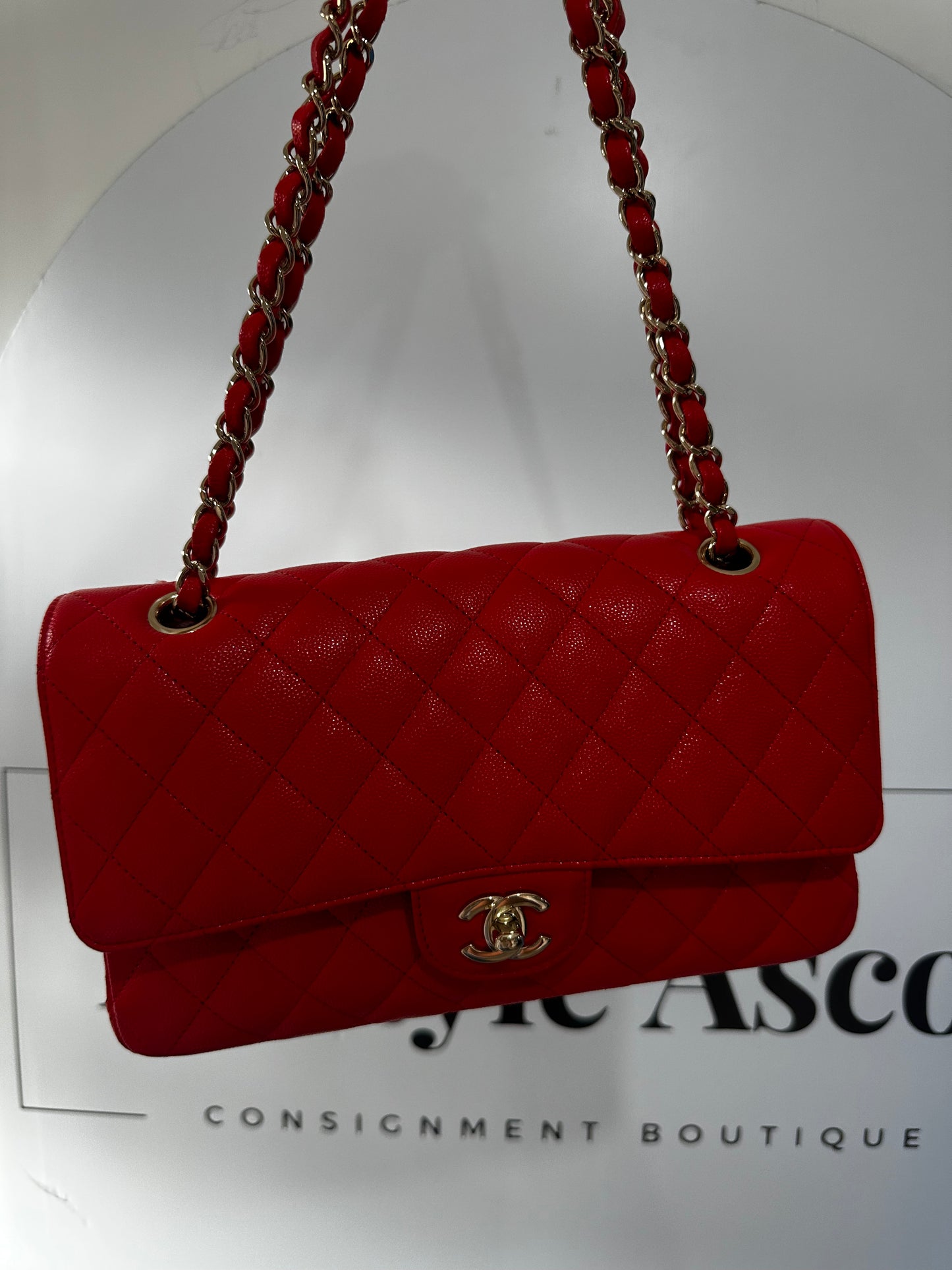 Red Chanel Handbag