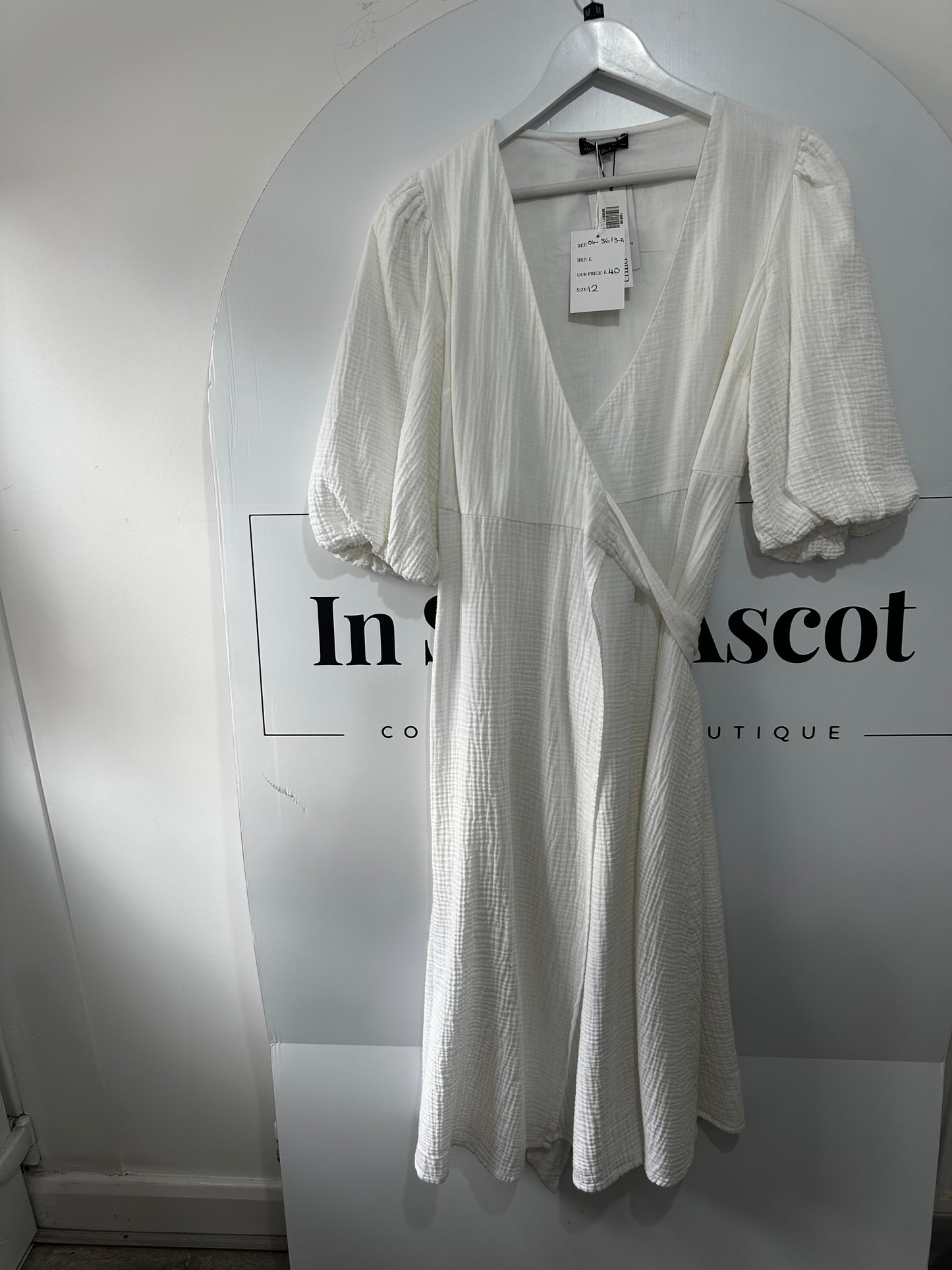 White Nobody’s Child Dress, Size 12