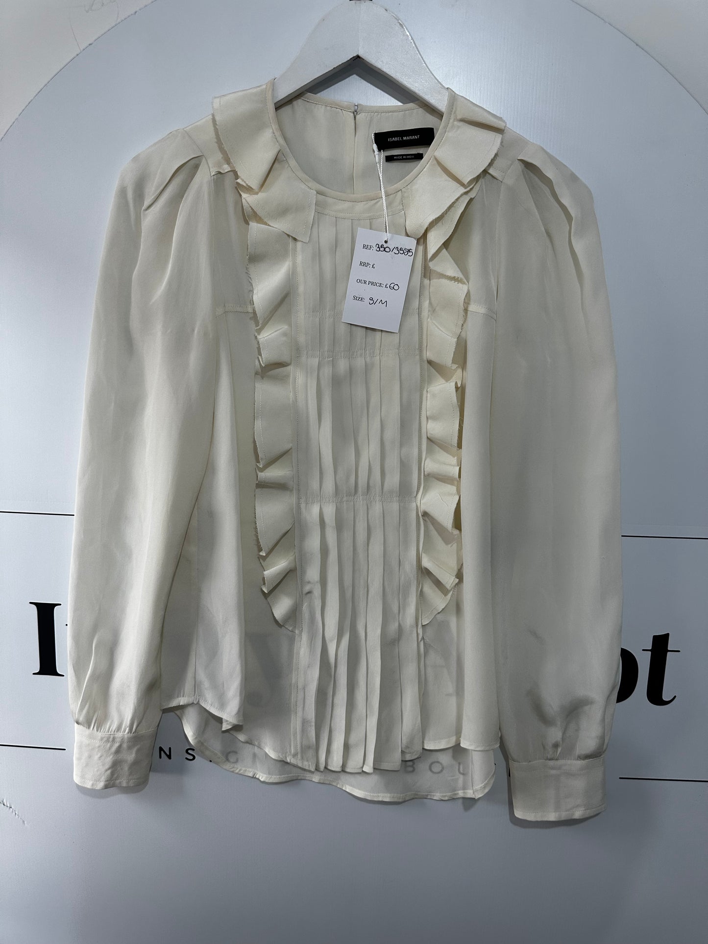 Cream/White Isabel Marant Top, Size S