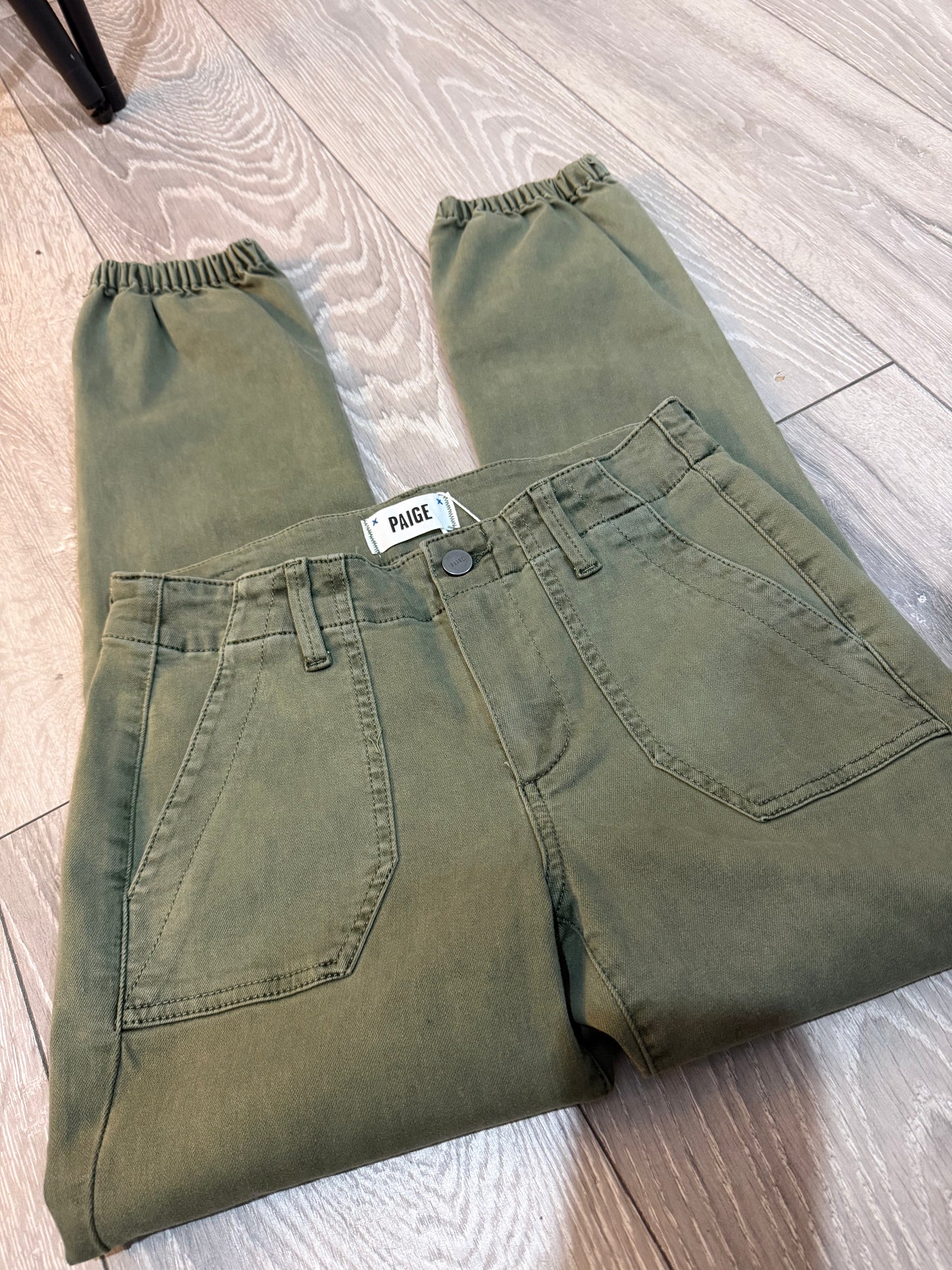 Khaki Paige Mayslie Jogger Jeans, W25 (Fit 8)