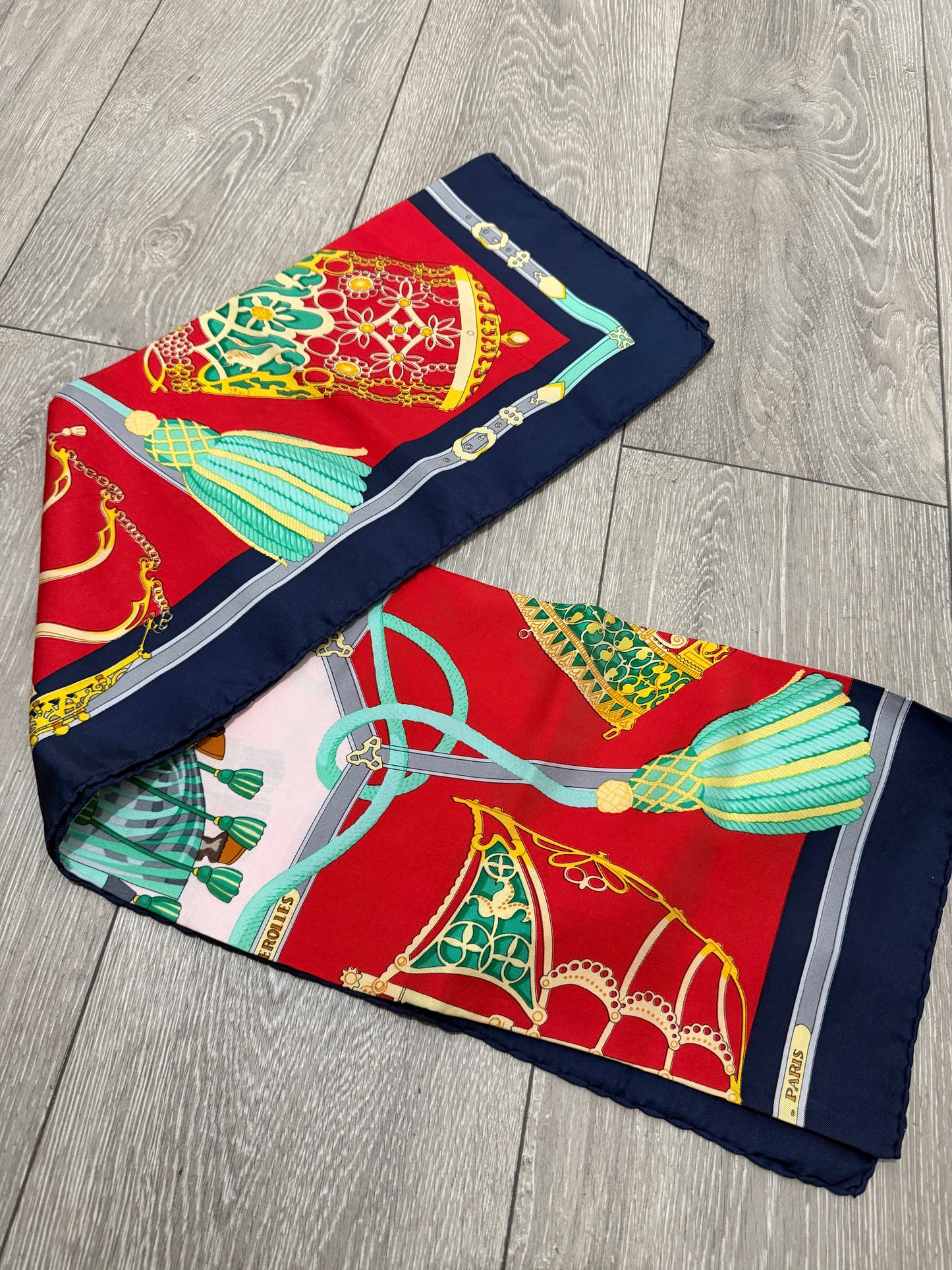Les Muserolles Hermes Silk Scarf