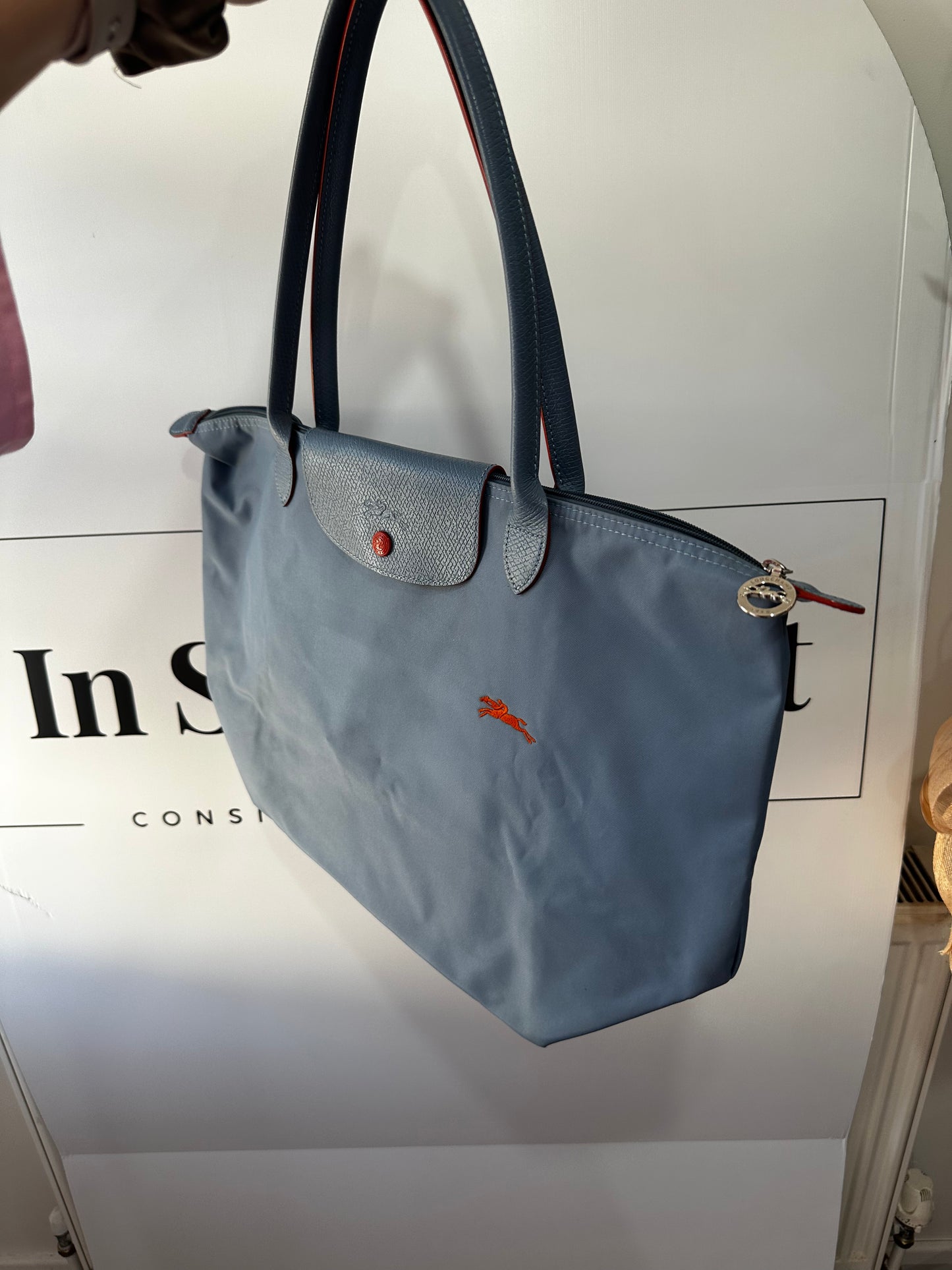 Light Blue Longchamp Handbag