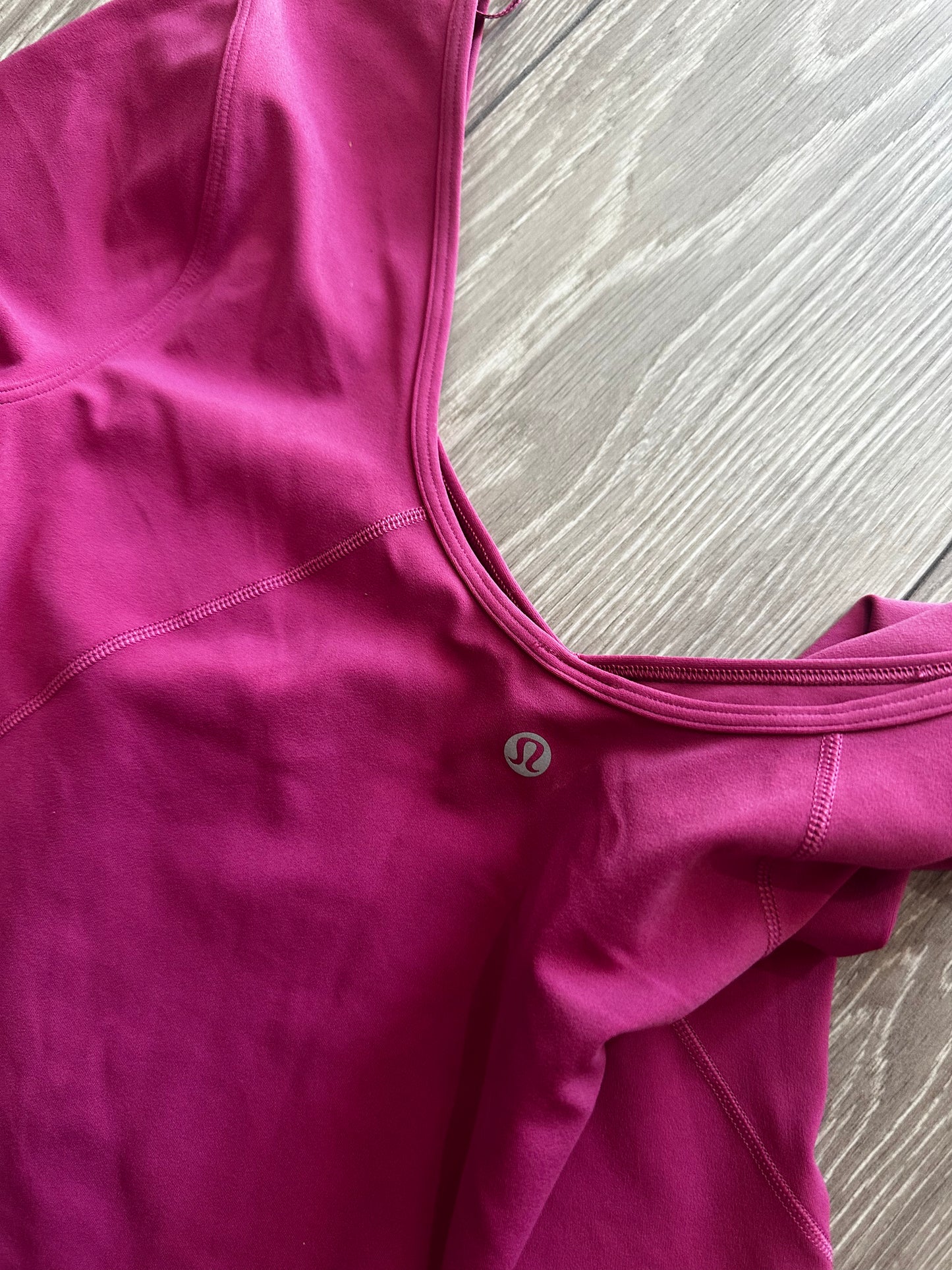 Pink Lululemon Gym Top, Size UK 12