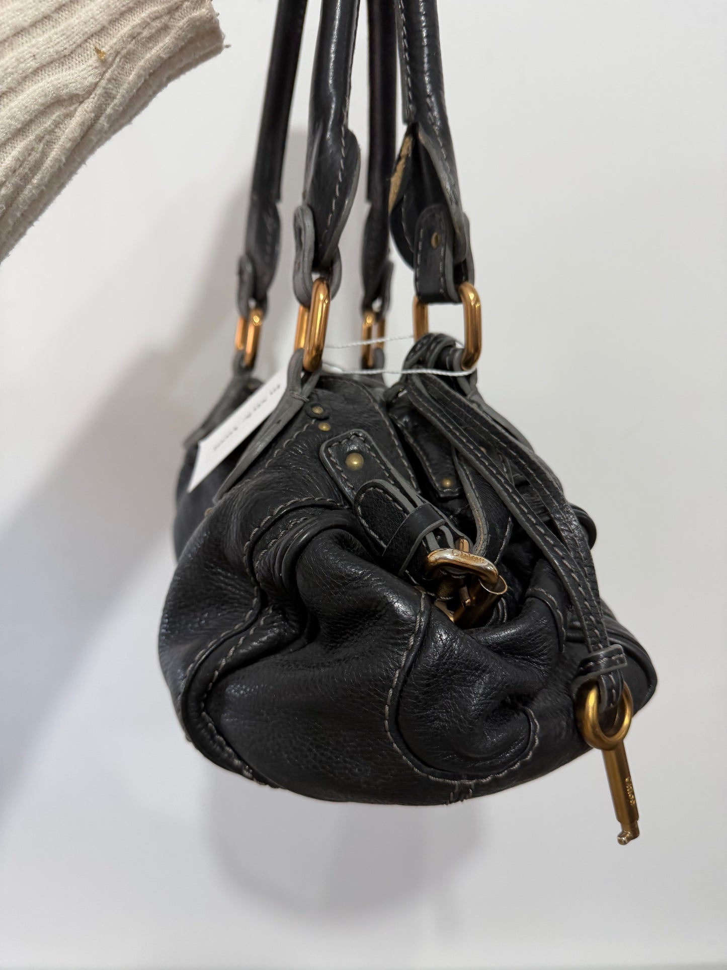 Black Gold Hardware Chloé Paddington Bag