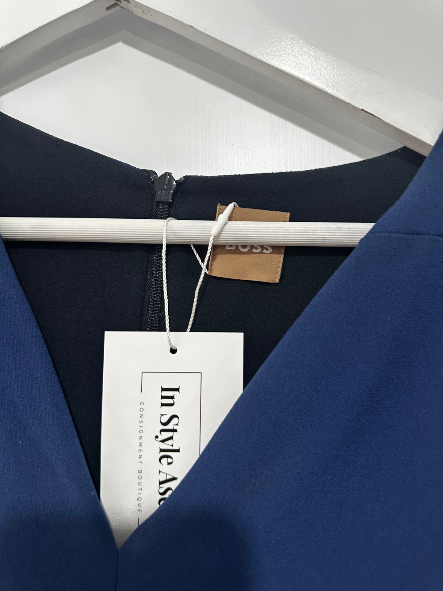 Navy BOSS Jumpsuit, Size 6
