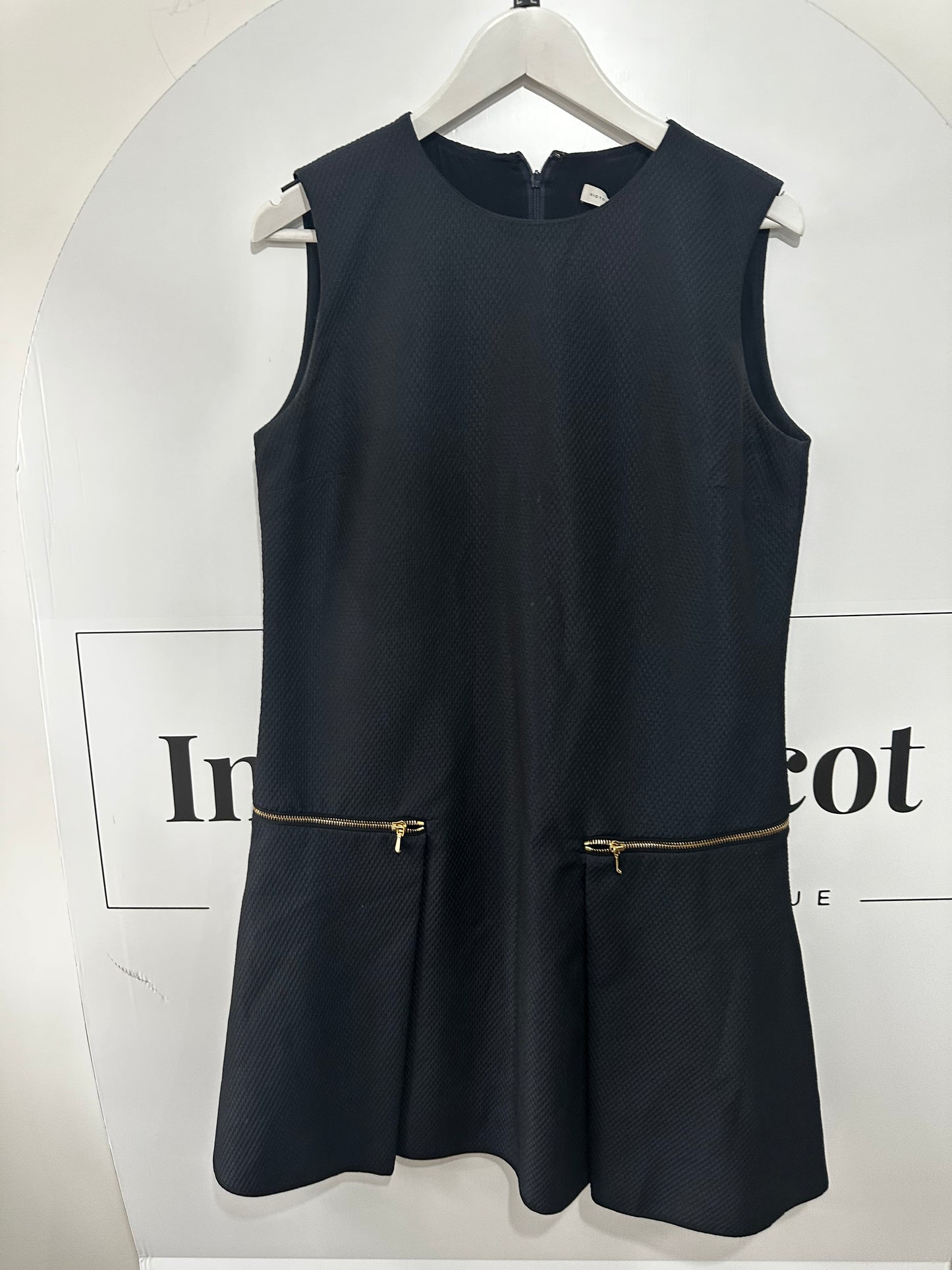 Navy Victoria Beckham Dress, Size 14