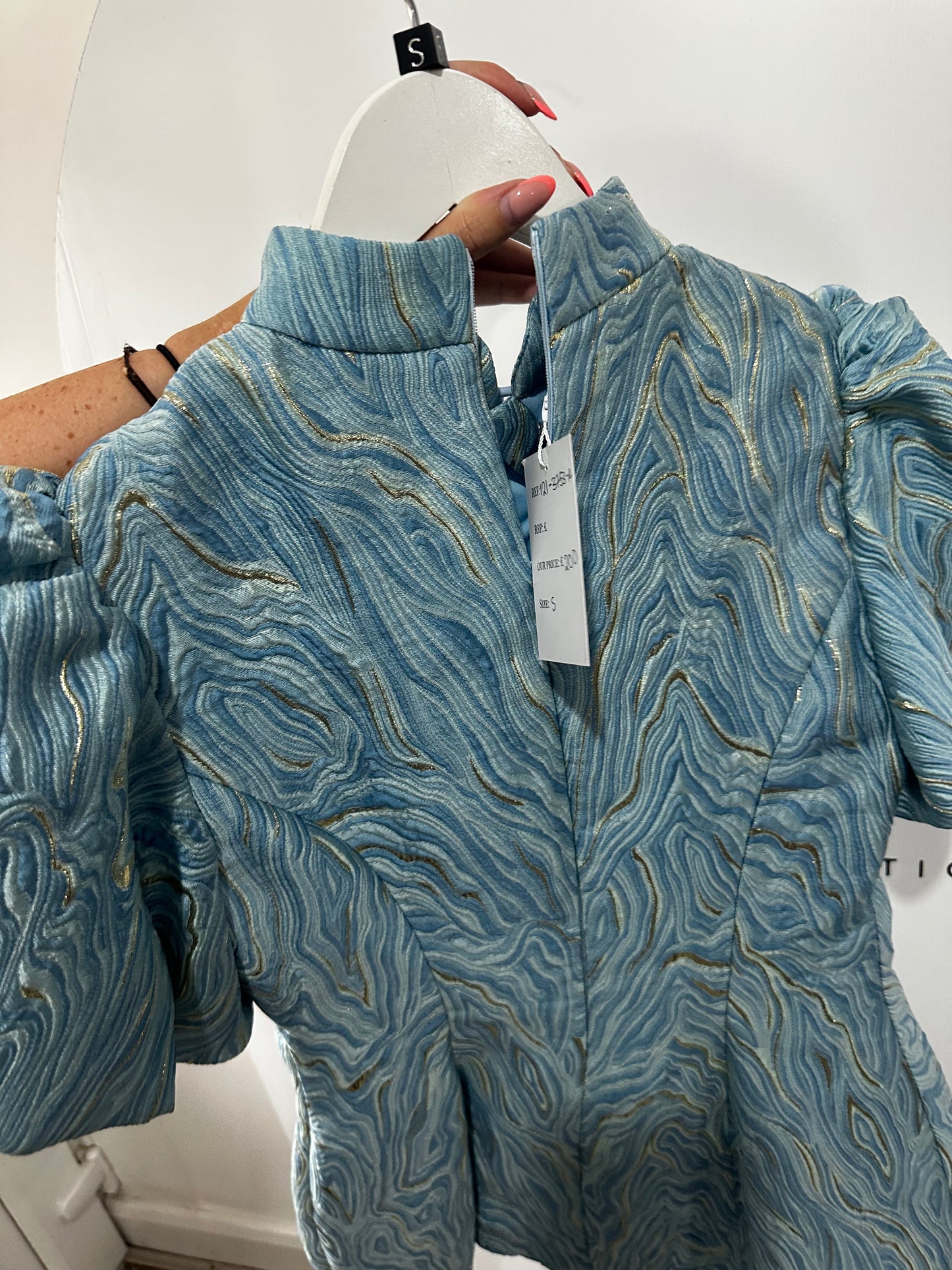 Blue Gold Mood X Miura Dress, Size S