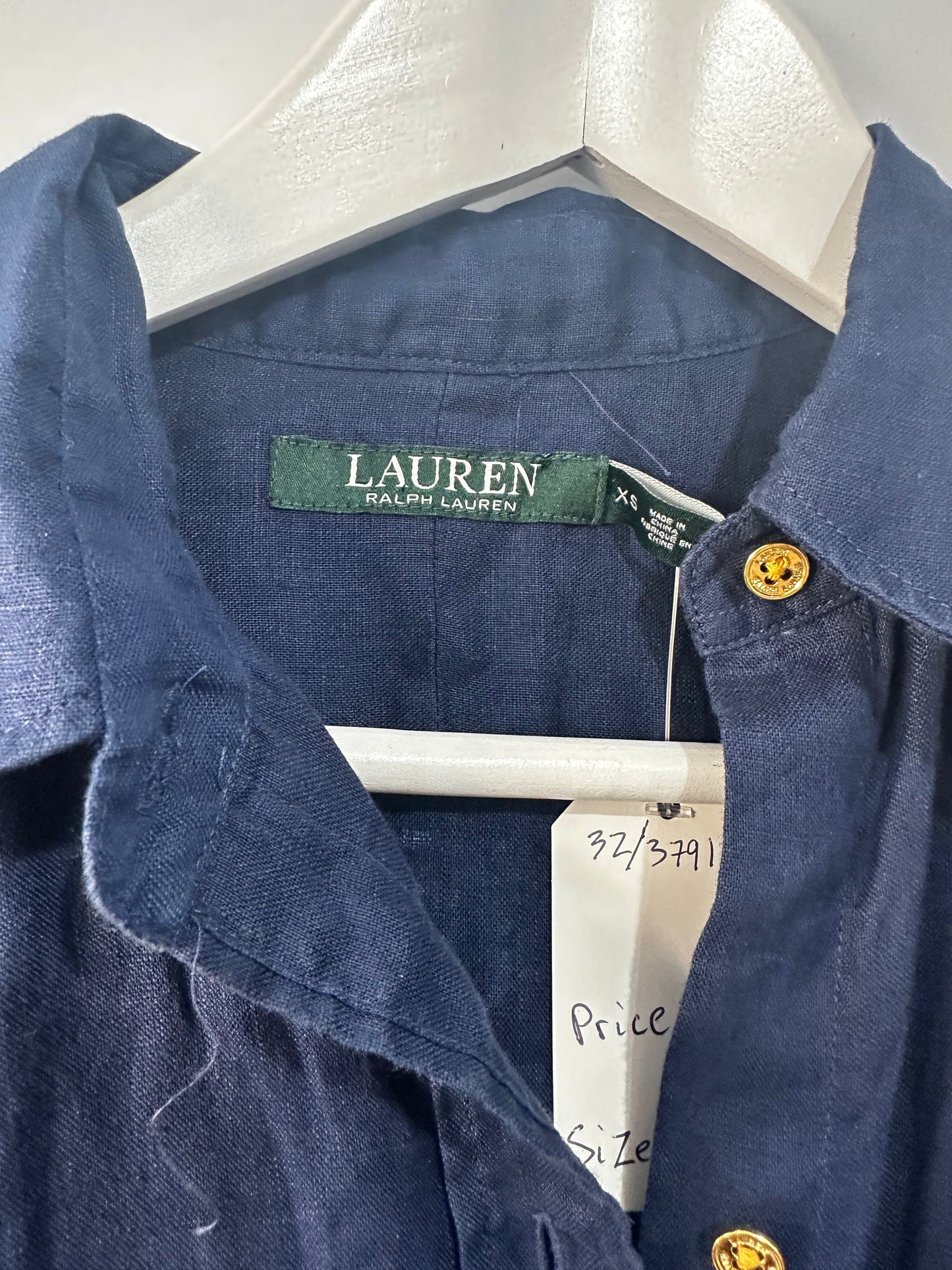 Navy Ralph Lauren Shirt, Size XS