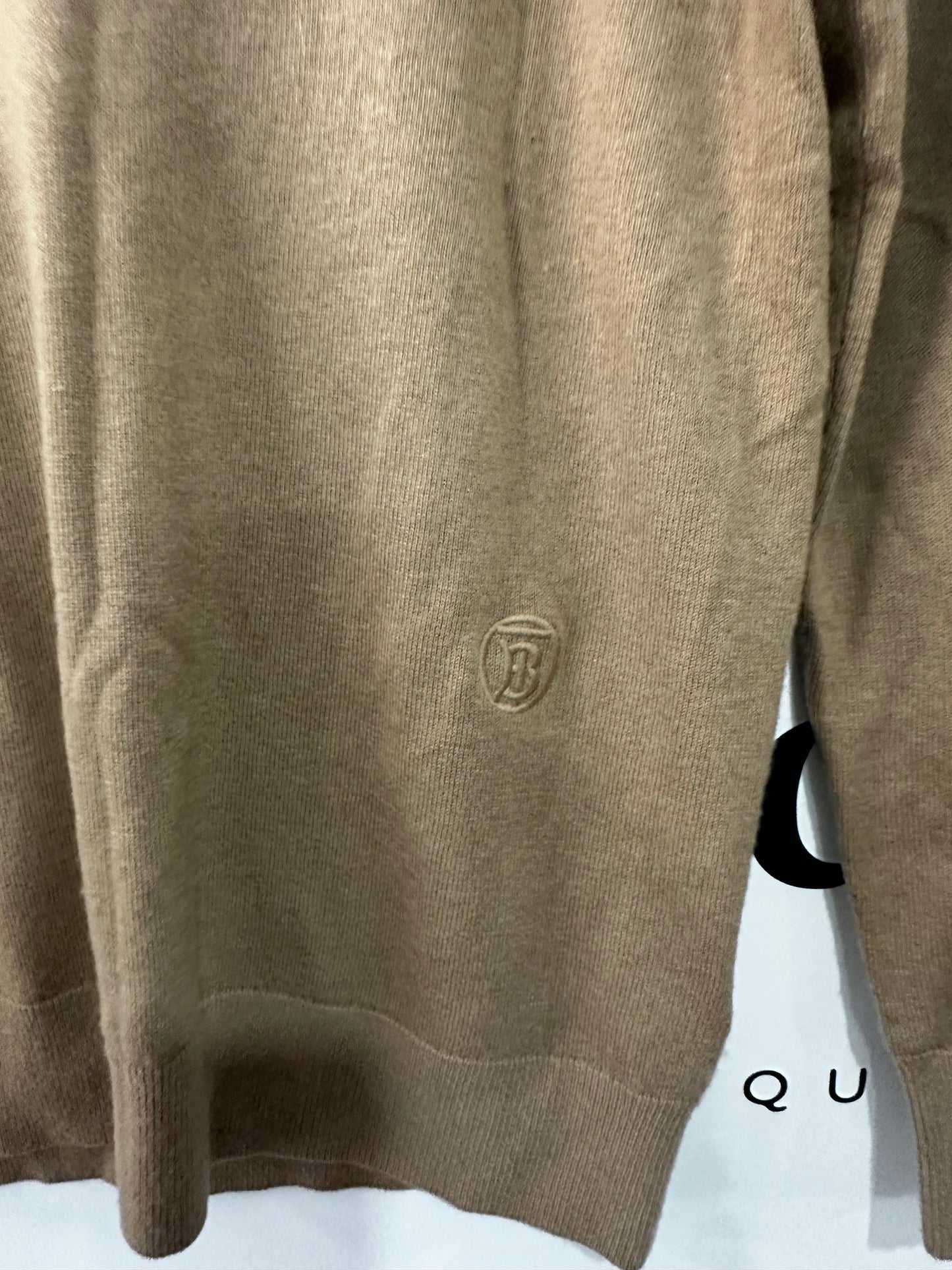 Cashmere Brown Burberry Jumper, Size M
