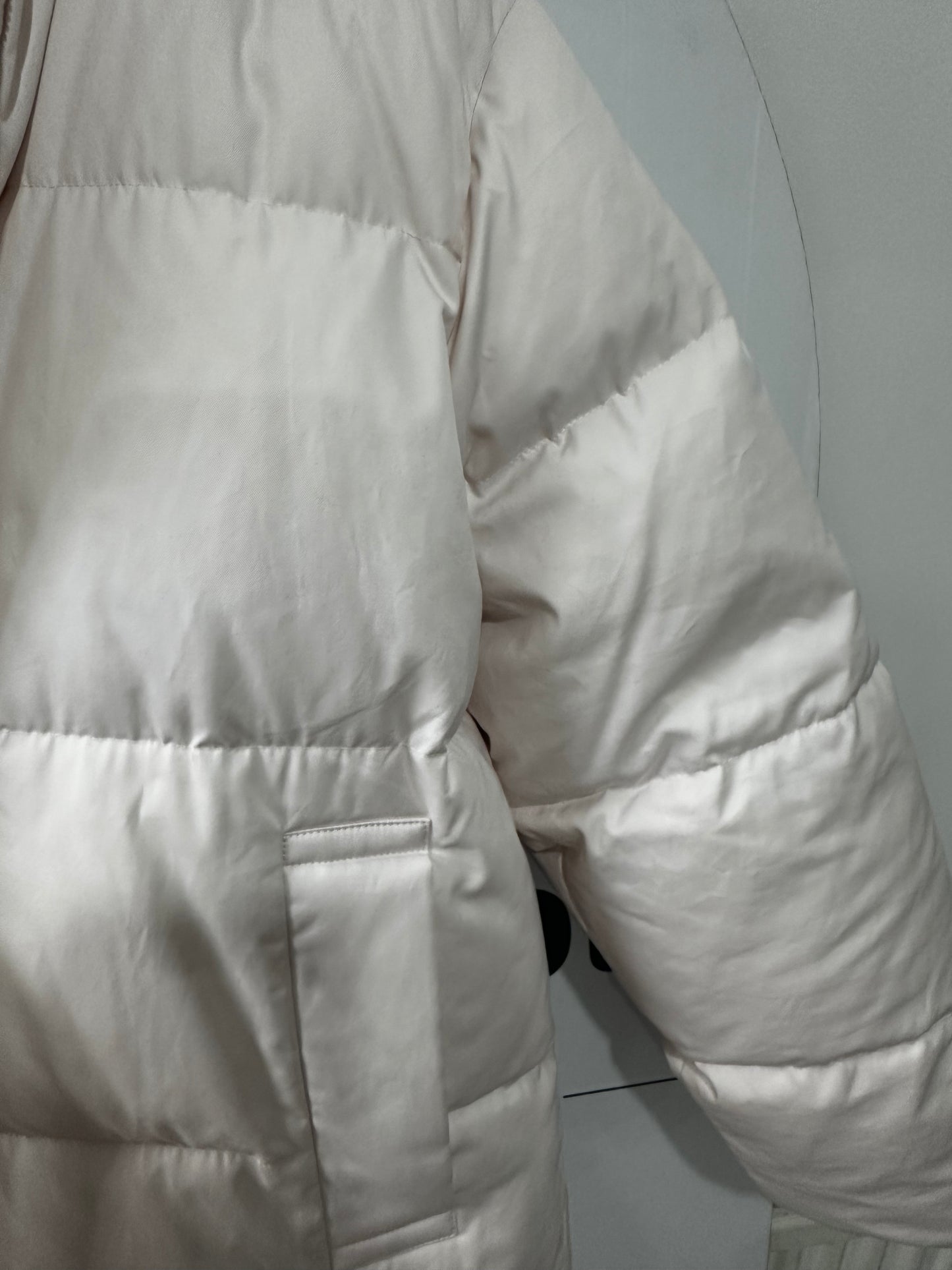 Light Pink Burberry Puffer Coat, Size 10-12