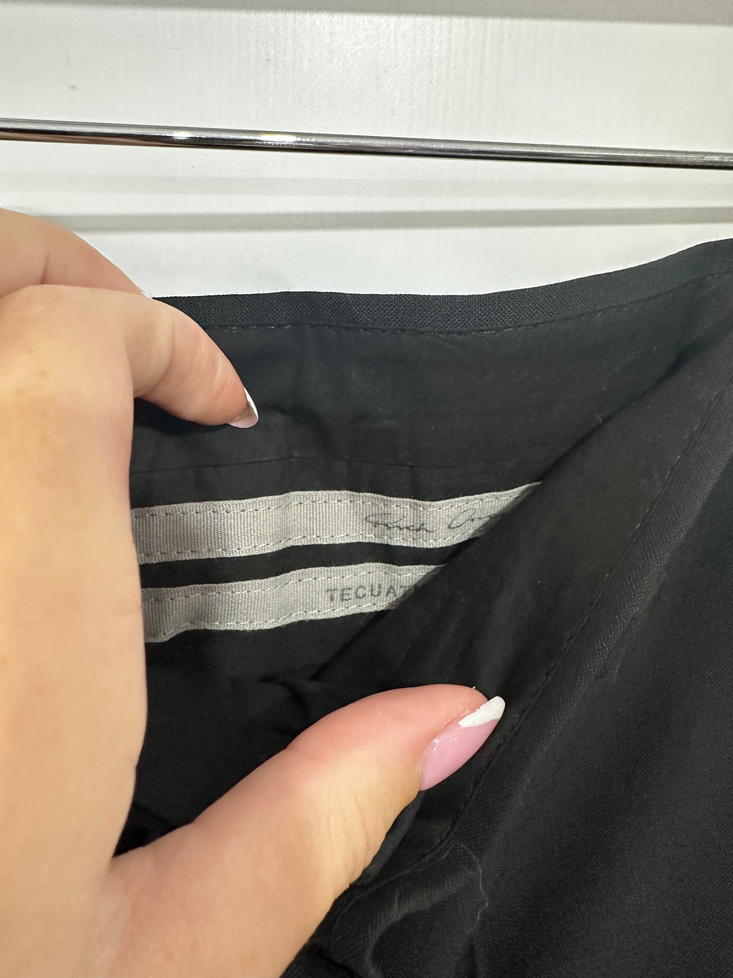 Black Rick Owens Trousers, IT 42 UK 10/12