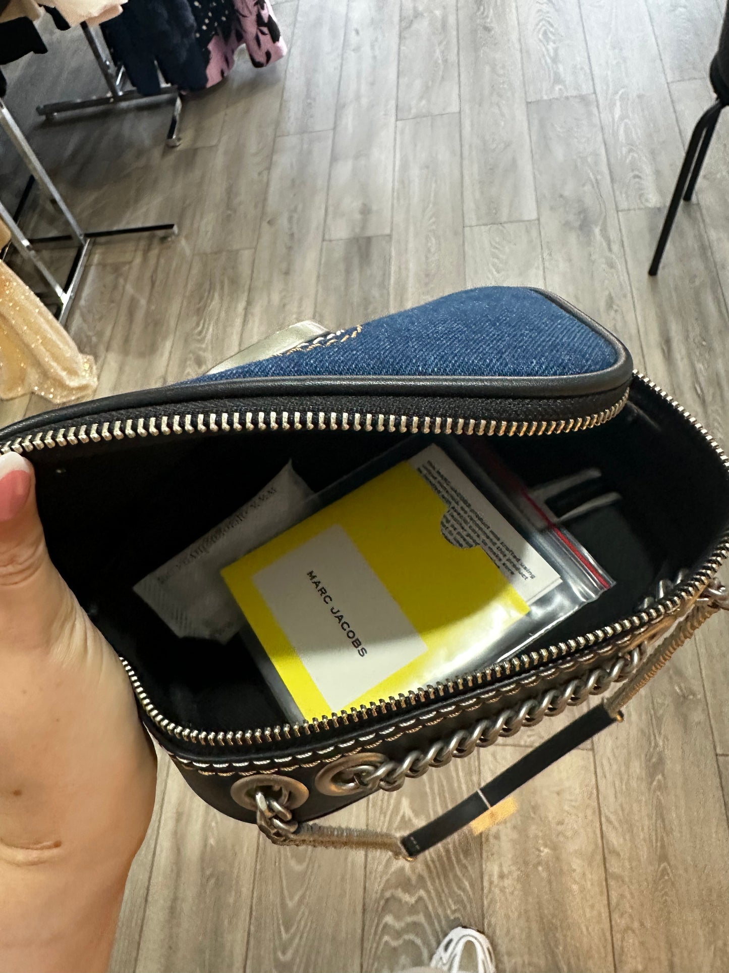 Denim Blue Marc Jacobs Brand New Crossbody Bag