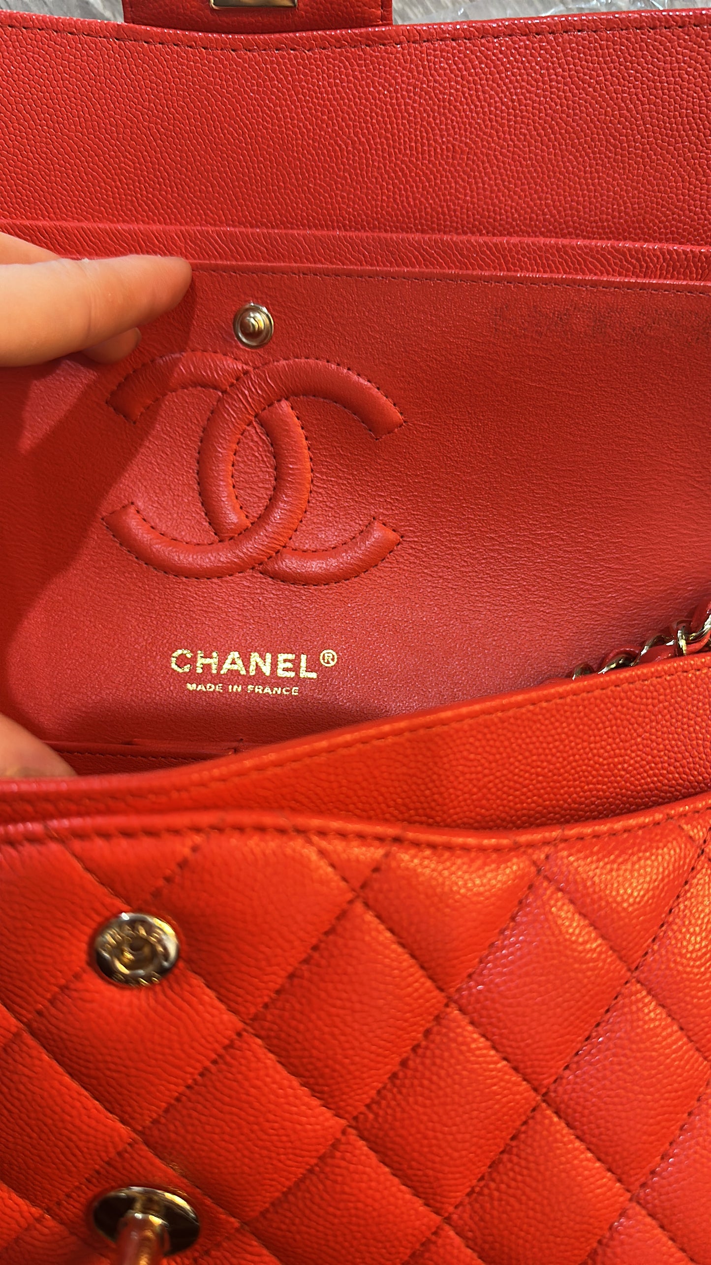 Red Chanel Handbag
