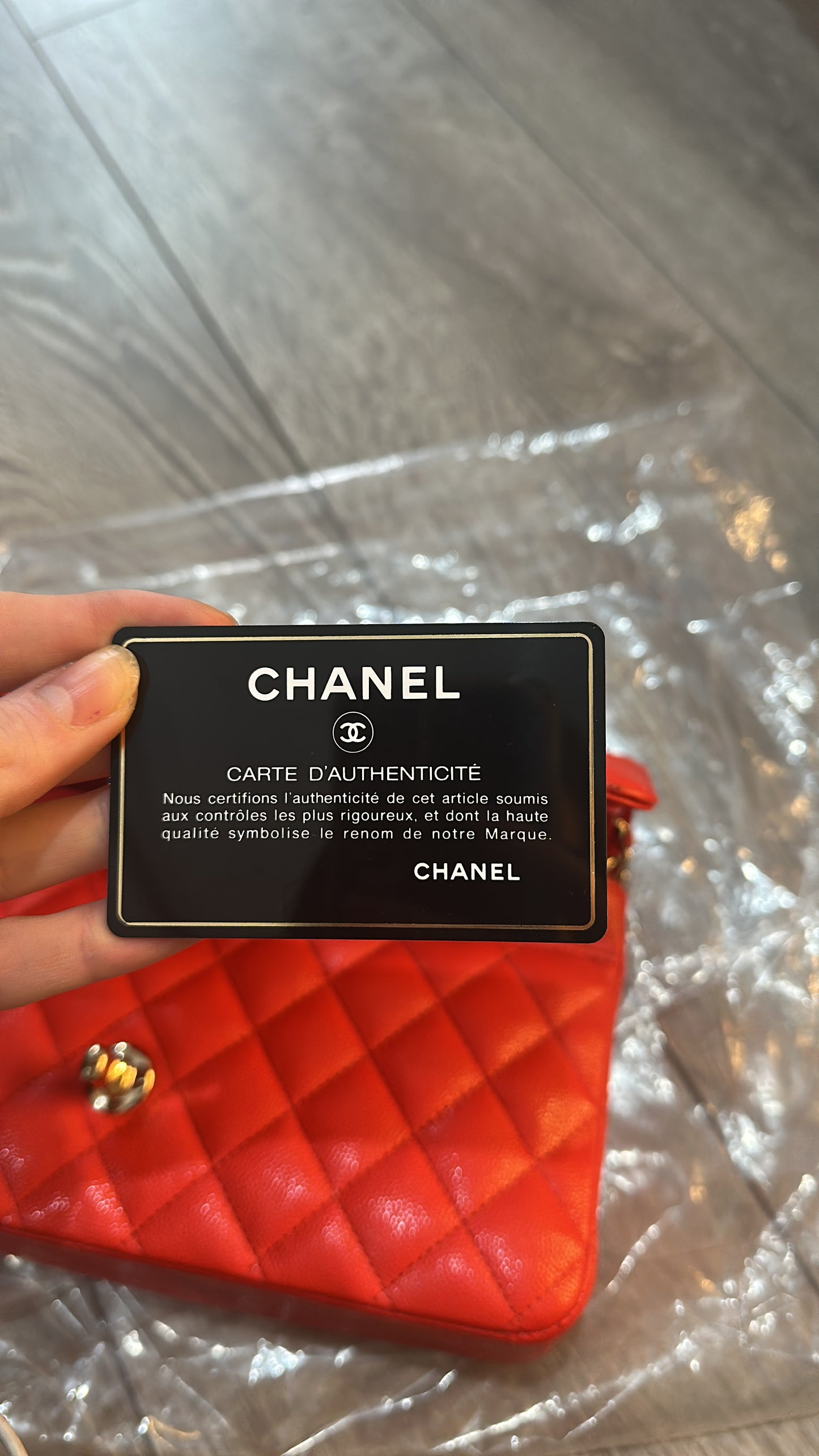 Red Chanel Handbag