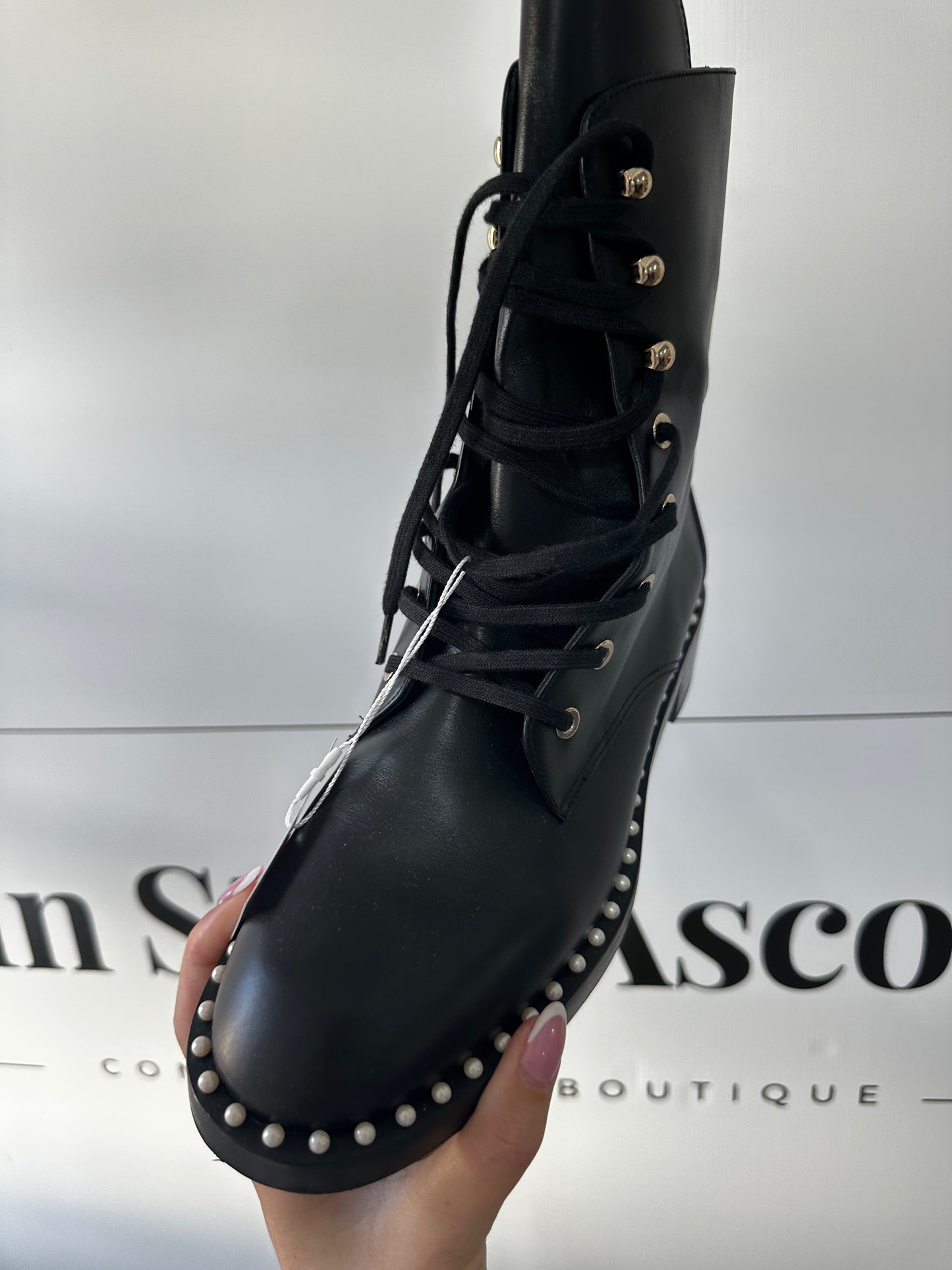 Black Stuart Wietzman Brand New Boots, UK6