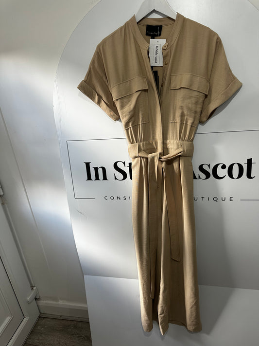 Nude Beige Phase Eight BNWT Jumpsuit, Size 12