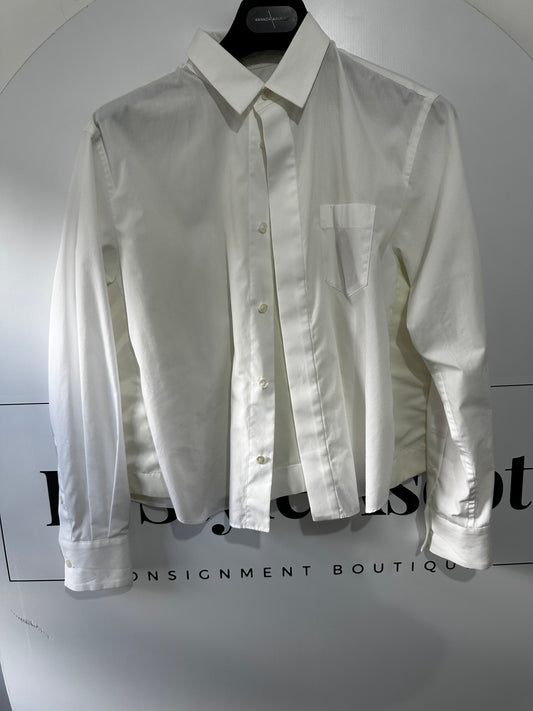 White Sacai Shirt, Size S/M