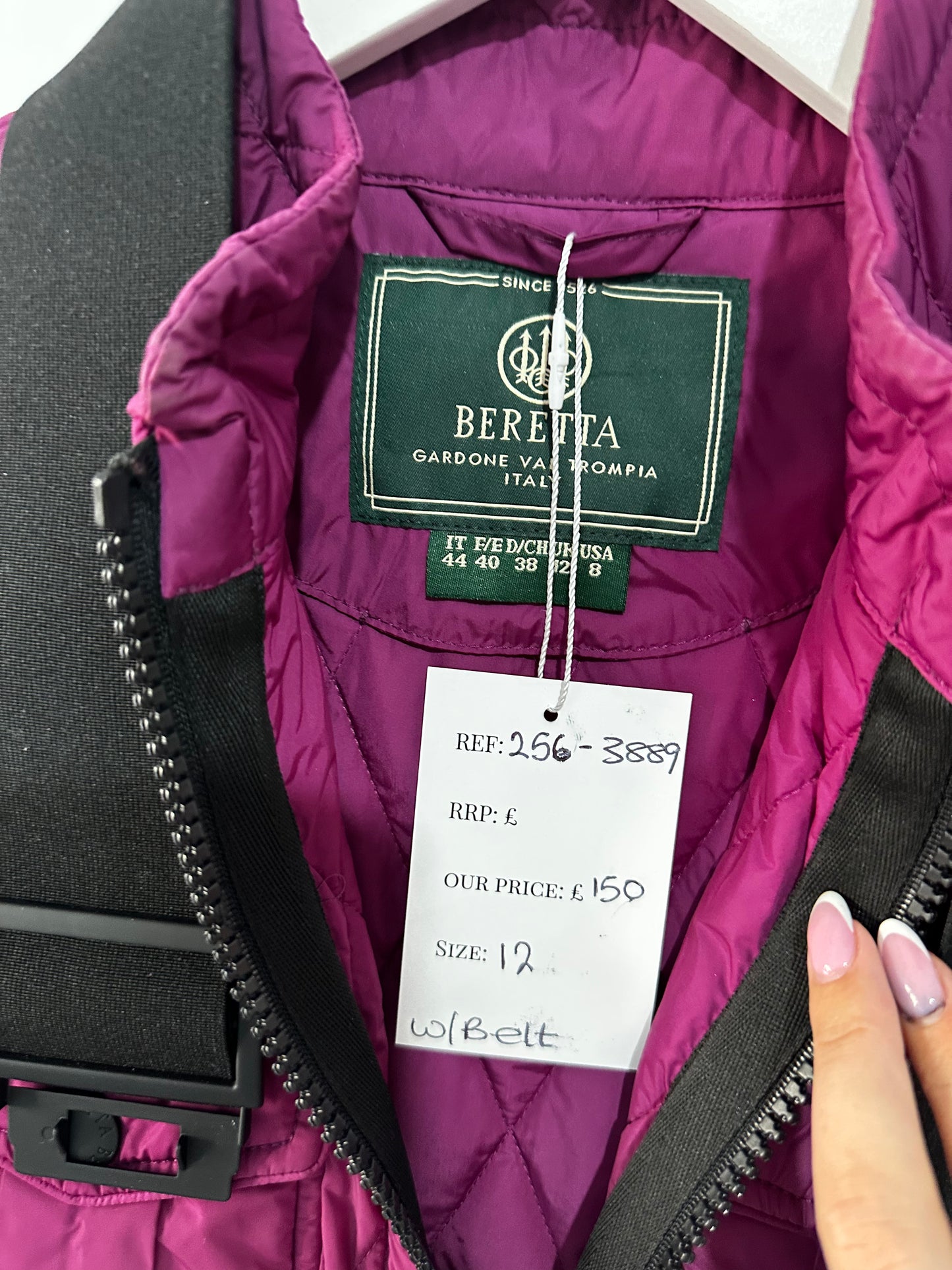 Purple Beretta Jacket, Size 12