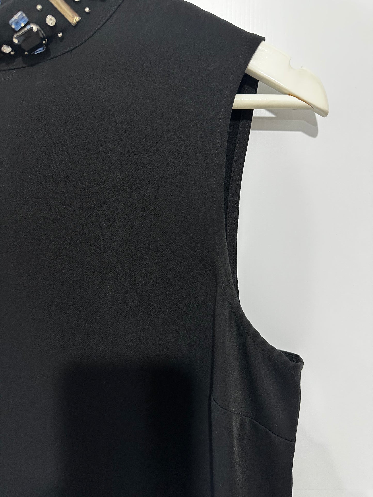 Size 12 LK BENNETT Dress, Black and Jewels