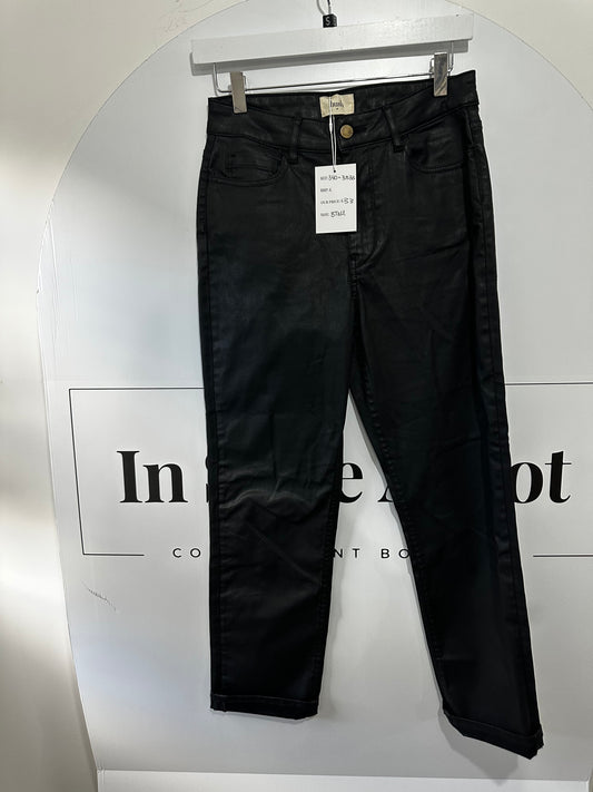 Size 8 Tall Hush Leather Style Trousers