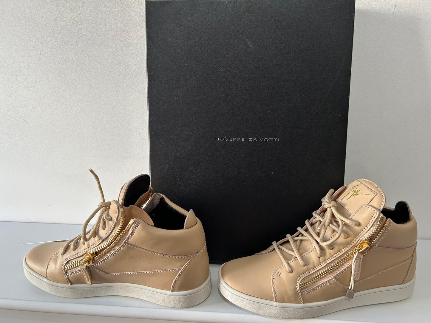 Preloved Beige Guiseppe Zanotti Trainer Boots, 37