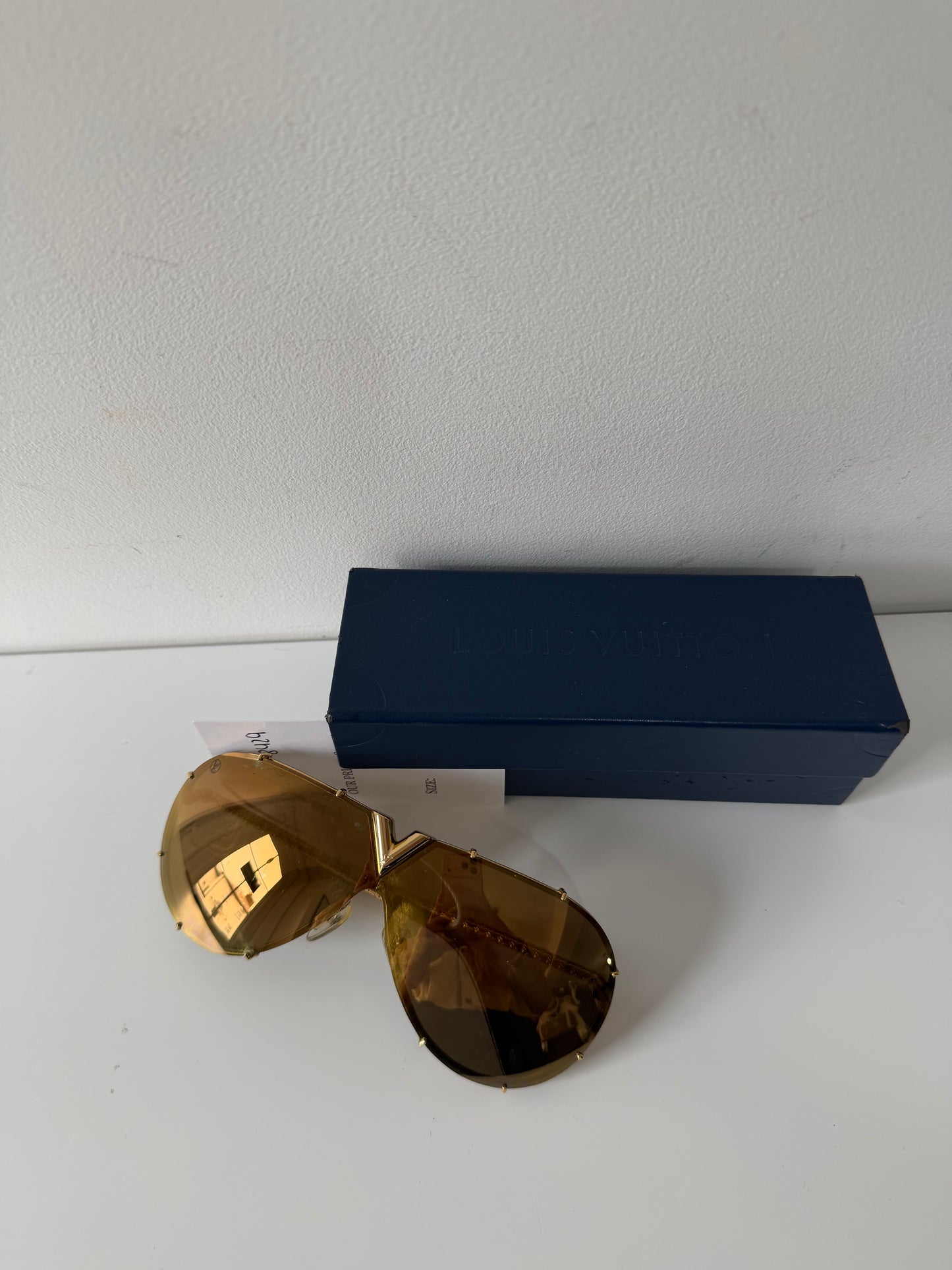 Preloved, Gold Louis Vuitton Sunglasses