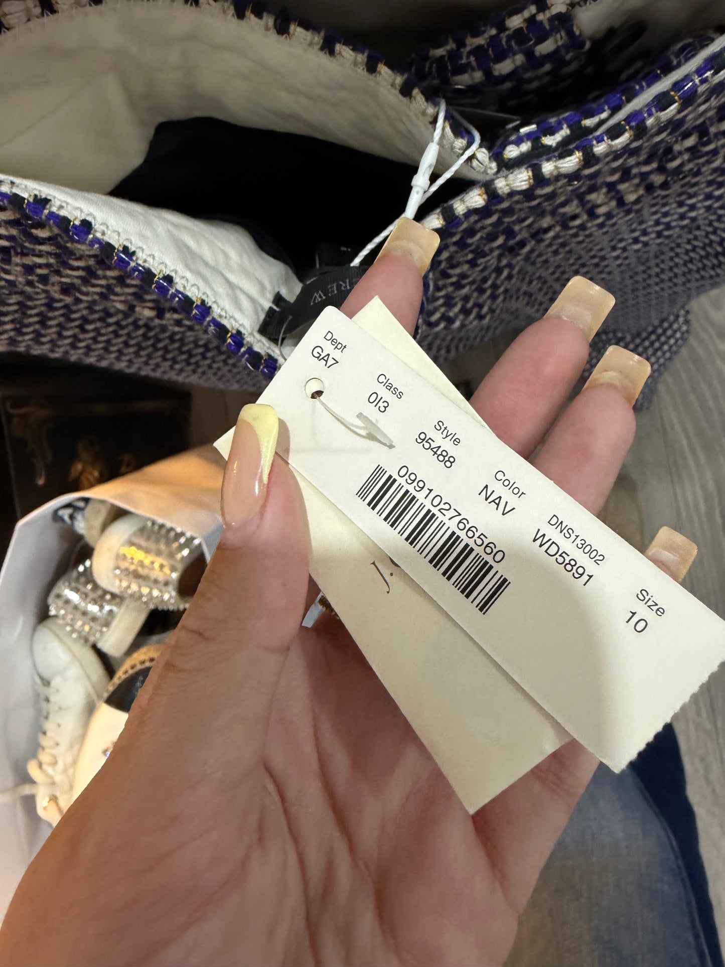 Pre-owned, Blue J.Crew Trousers, UK 14