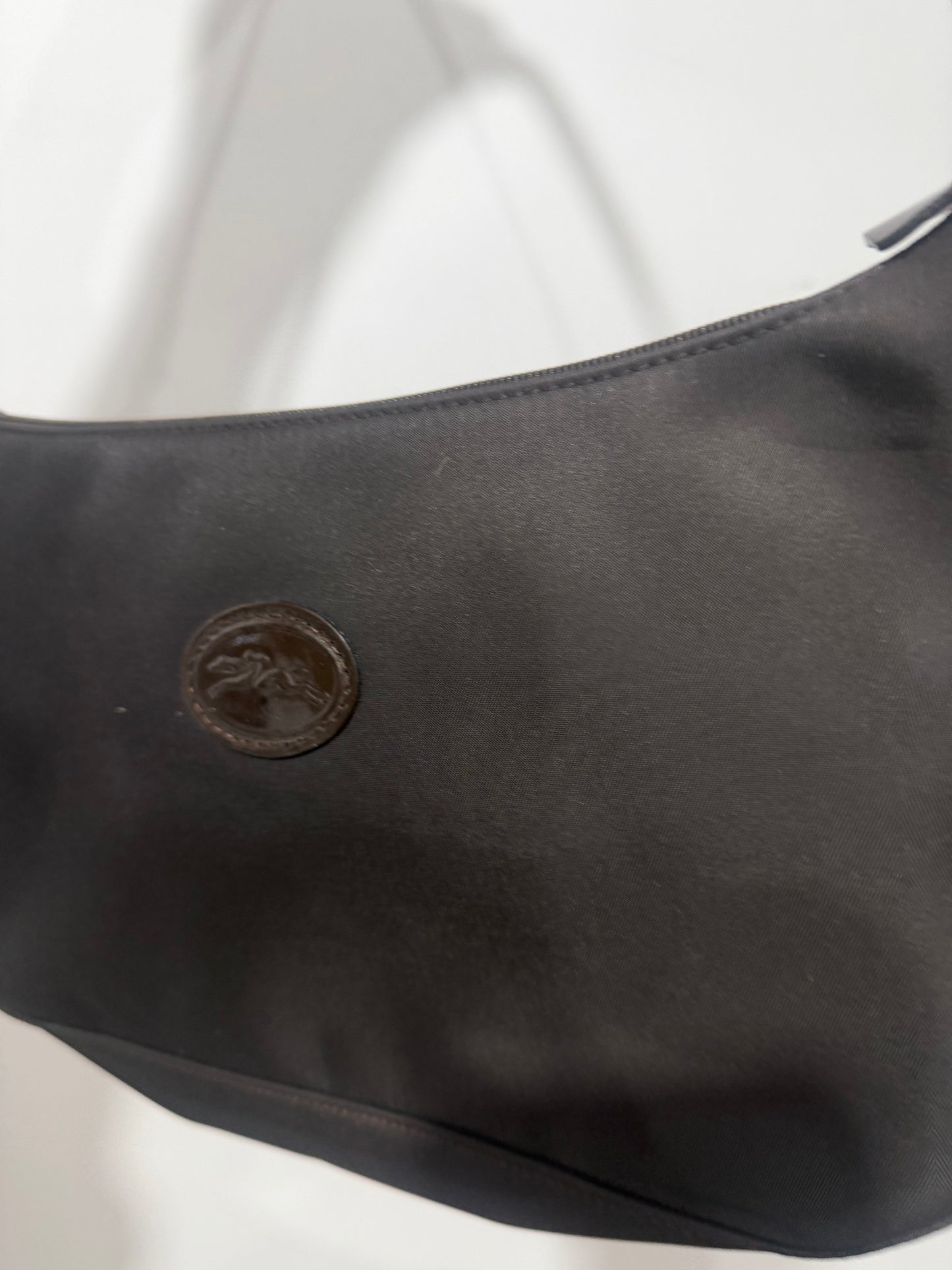 Chocolate Brown Longchamp Shoulder Bag