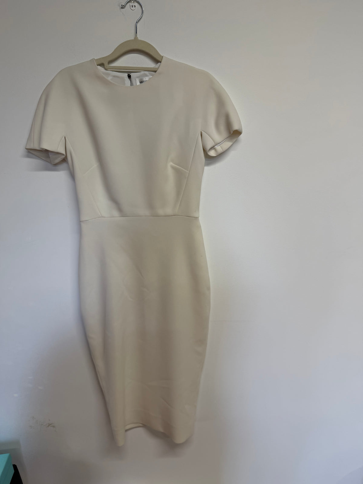 Preloved Victoria Beckham Dress Size 8 White