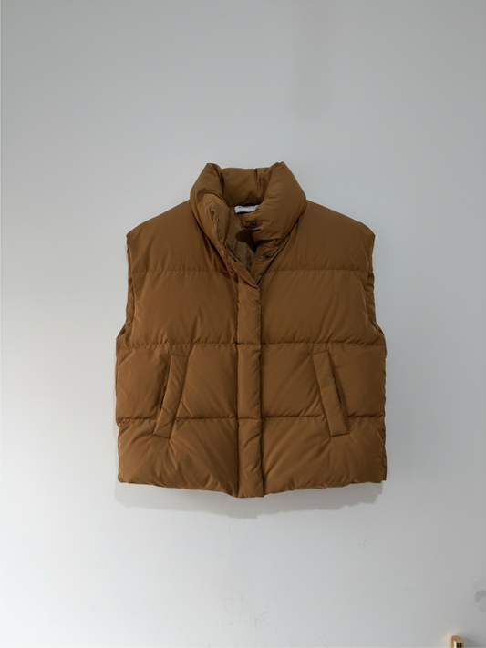 Preloved Anine Bing Down Gilet Size XS-S but actually fits 12 Camel